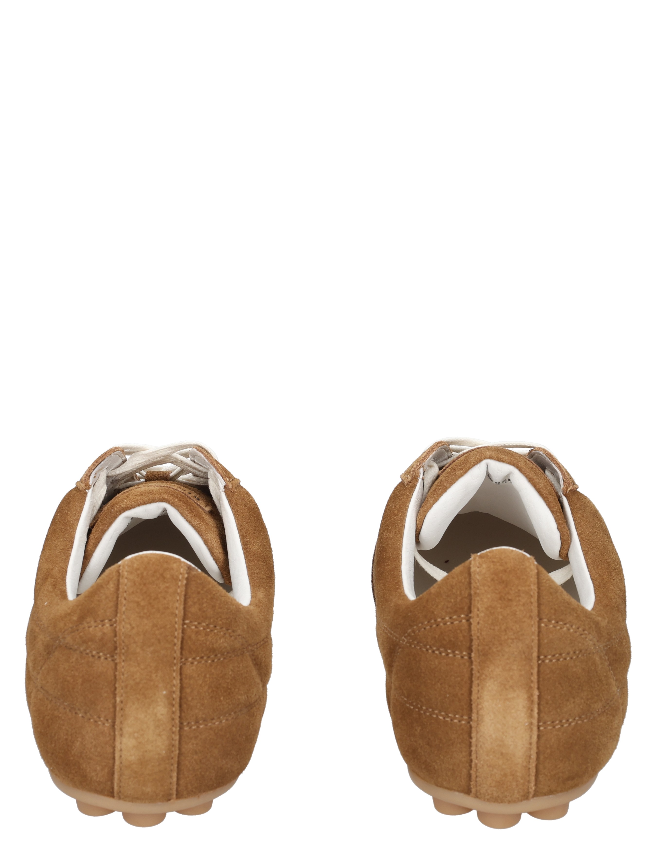 suede, bruin, voetbalschoenen, kicktabs?, achterzijde