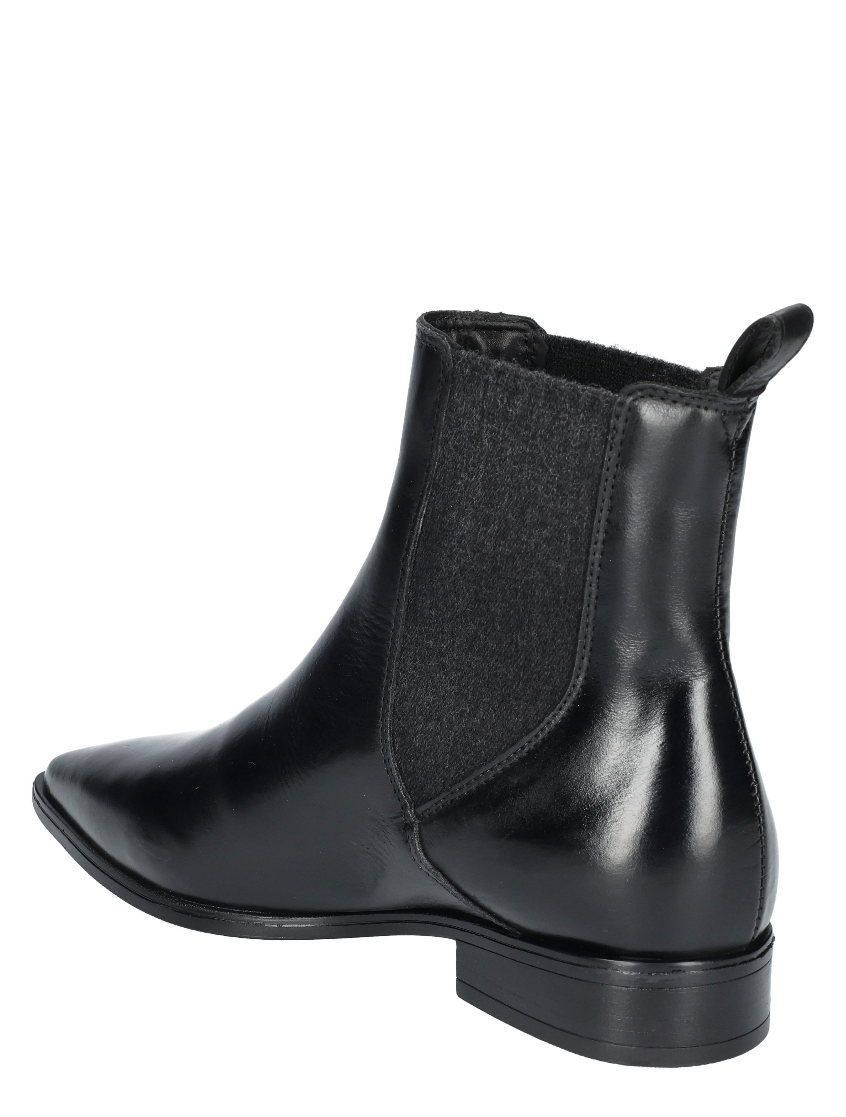 boot, ankle boot, zwart, Chelsea boot, leer