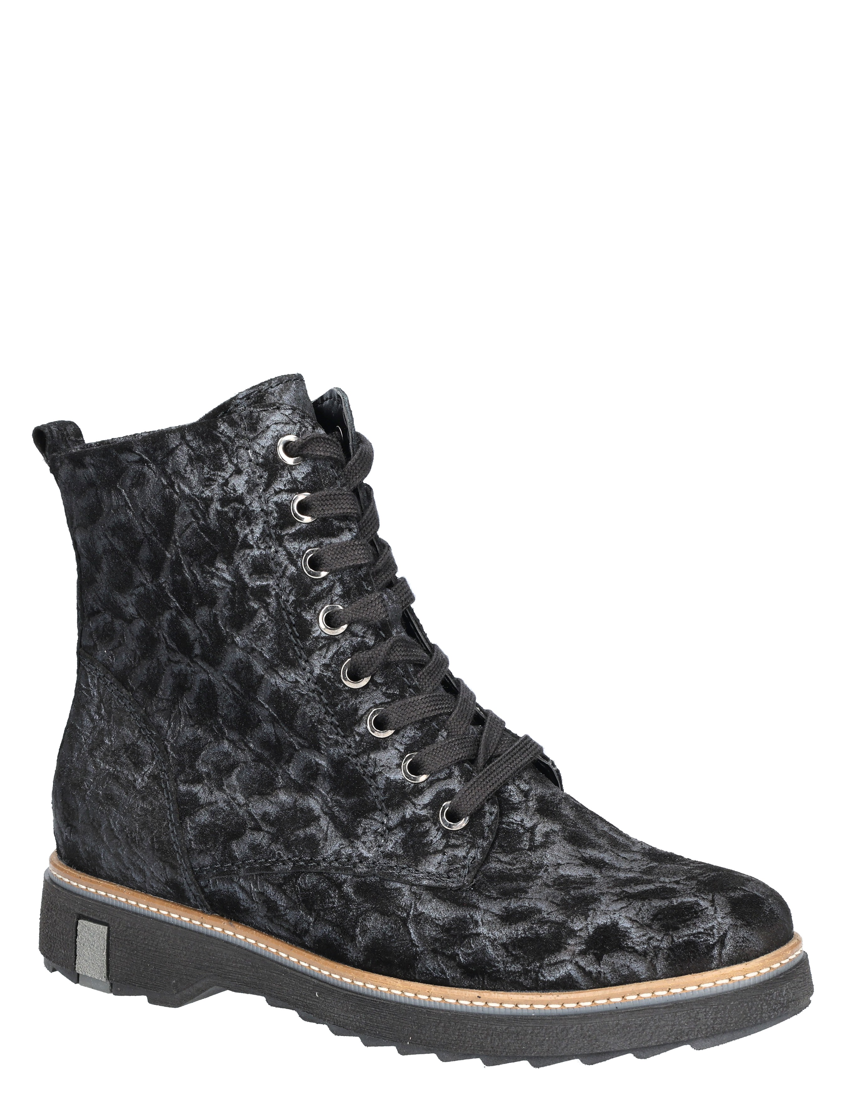 Waldlaufer - 683801 Black K-Wijdte - Dames - Boots - Veter Boots - 48872_11_3