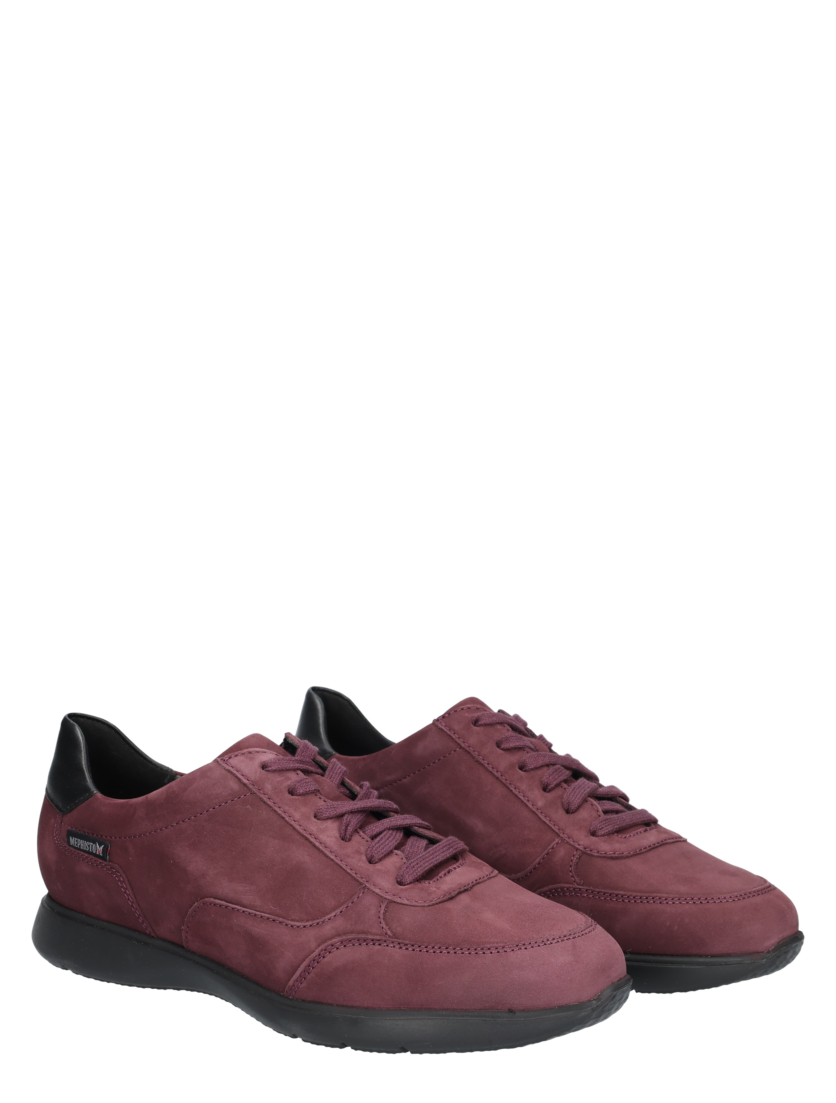 Mephisto - Mendy Bucksoft Bordeaux G-Wijdte - Dames - Veterschoenen - Casual Veterschoenen - 49125_42_5