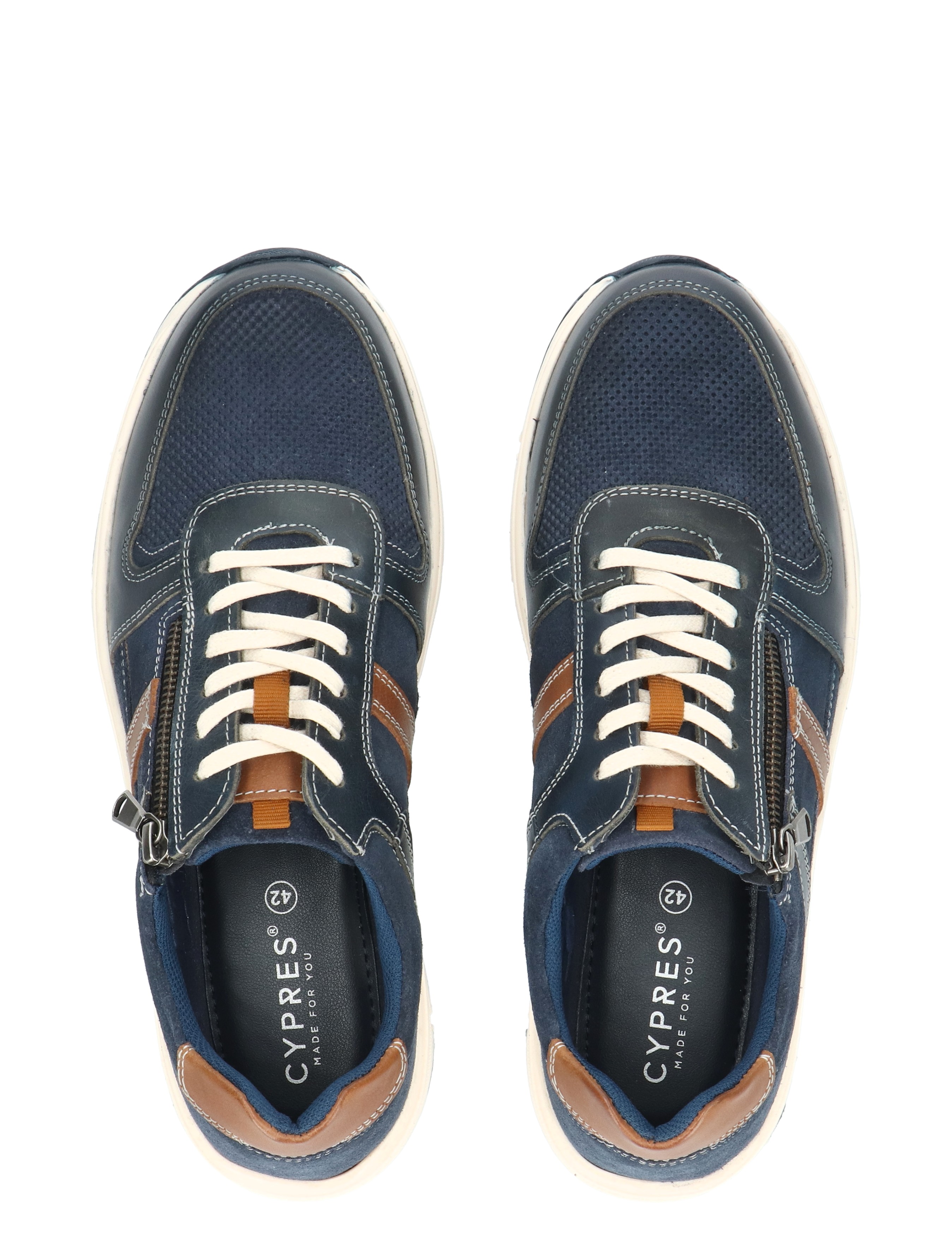 Cypres - Wester 2610665 Suede Ocean - Heren - Veterschoenen - Casual Veterschoenen - 50212_33_7