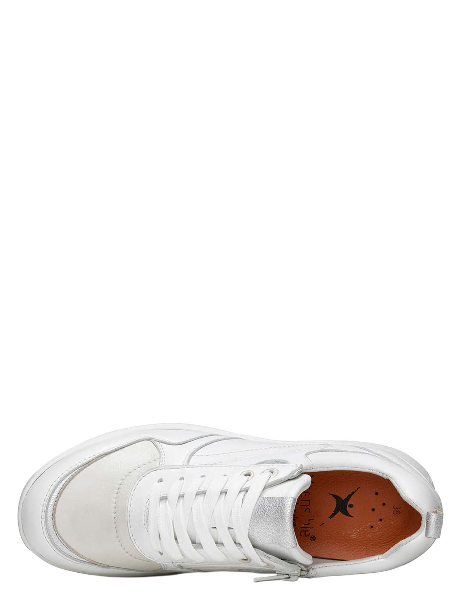 Xsensible - 30230.3 White H-Wijdte - Dames - Veterschoenen - Casual Veterschoenen - 51656_88_4