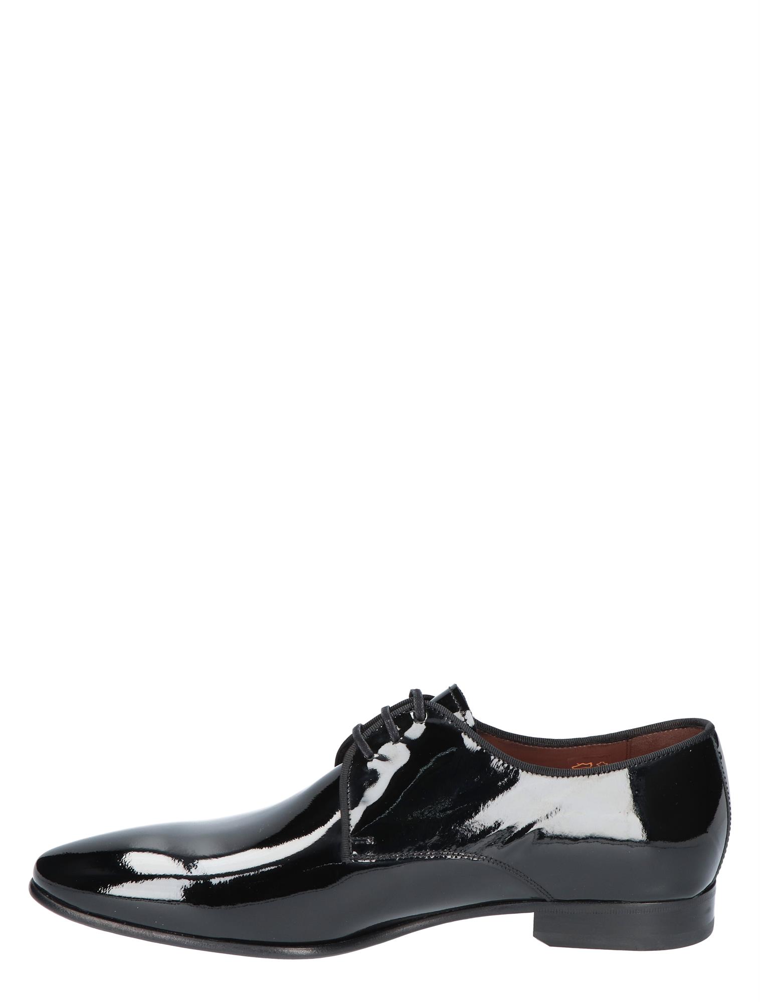 Floris van Bommel - De Smoker 01.00 Black Patent G+ Wijdte - Heren - Veterschoenen - Nette Veterschoenen - 20213_10_2