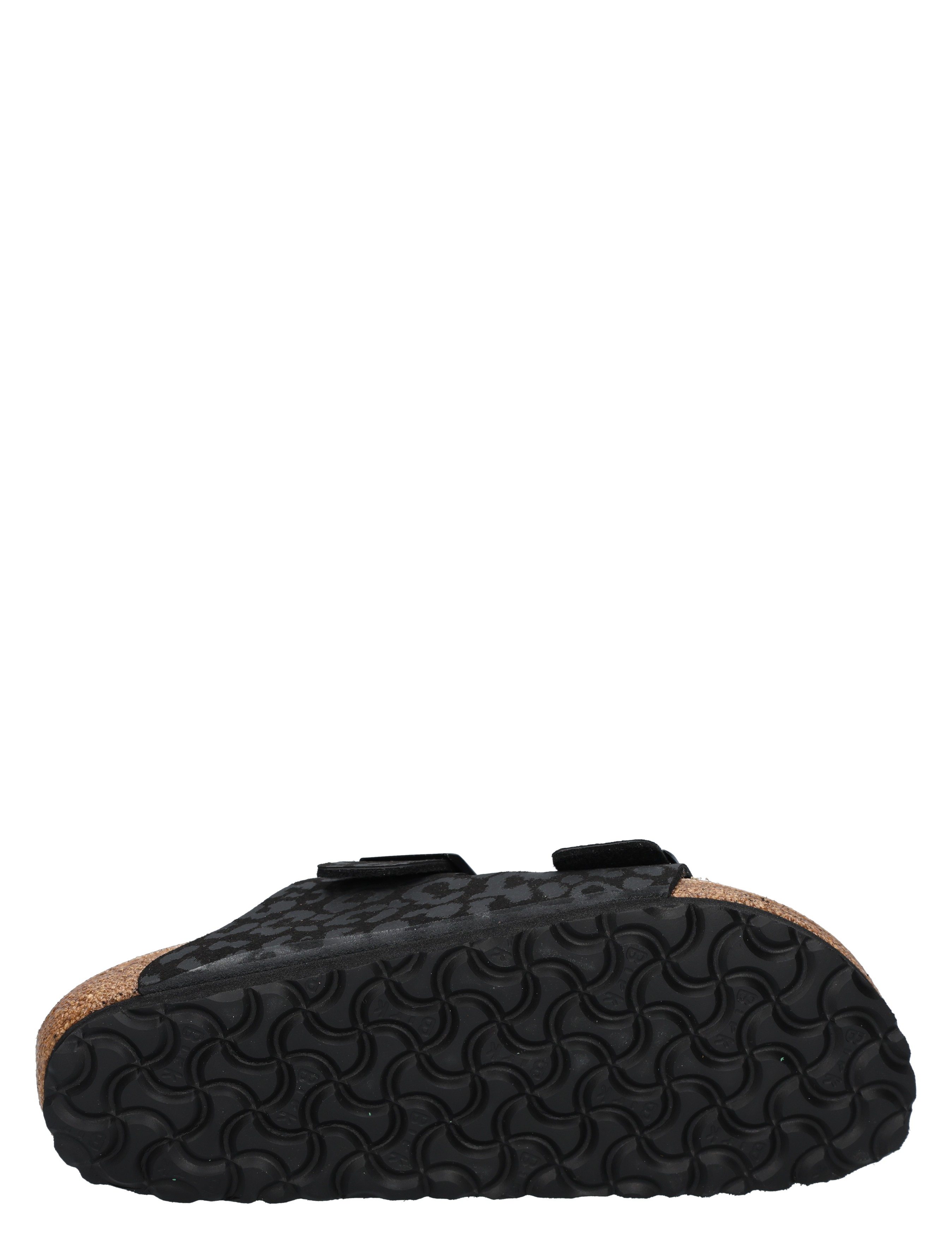 Birkenstock - Arizona Women Leopard Print Black Narrow - Dames - Meisjes - Muiltjes - Muiltjes - 48104_11_7