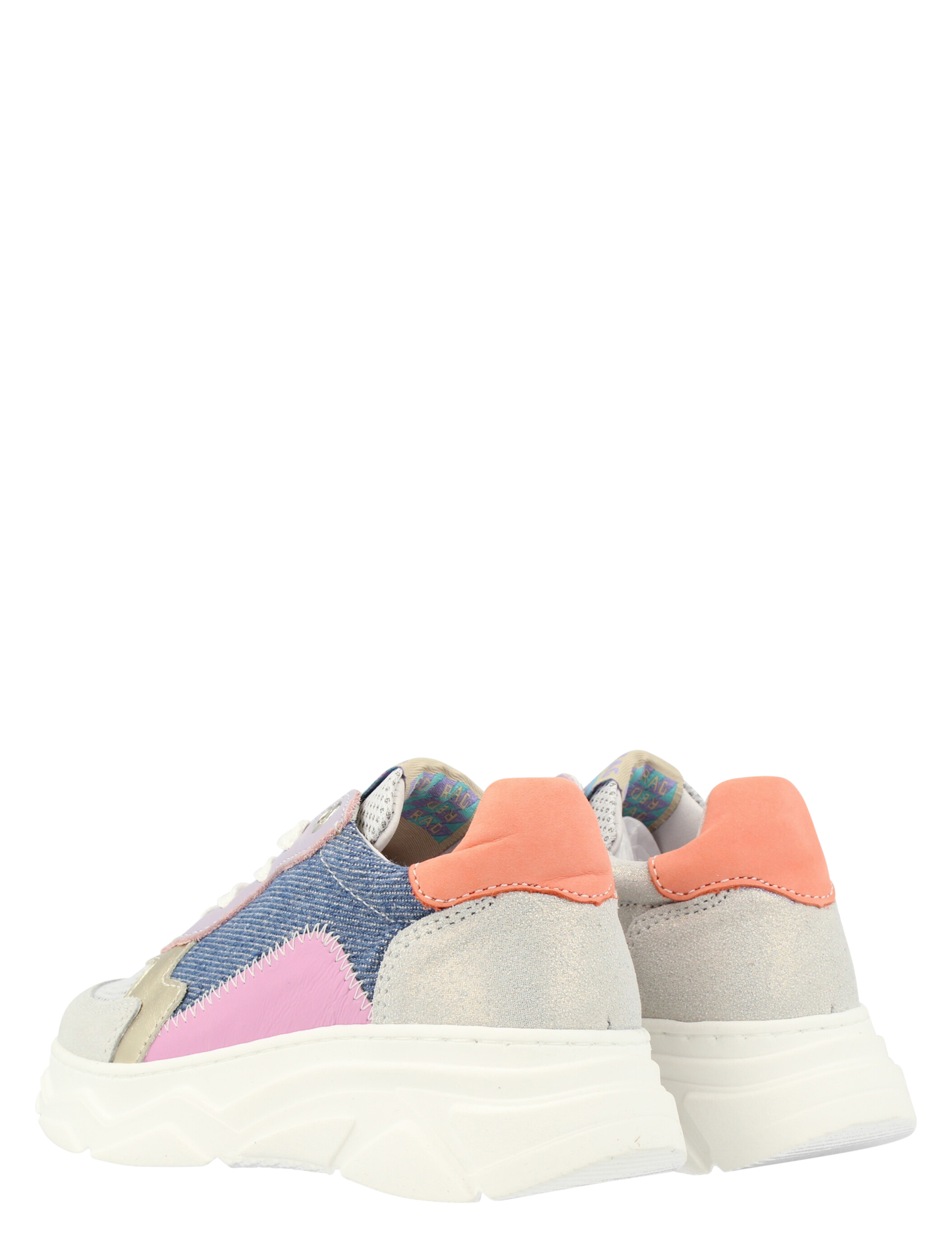 Red-Rag - 12522 299 Beige Combi Fantasy - Meisjes - Lage Sneakers - Sneakers - 48981_77_3