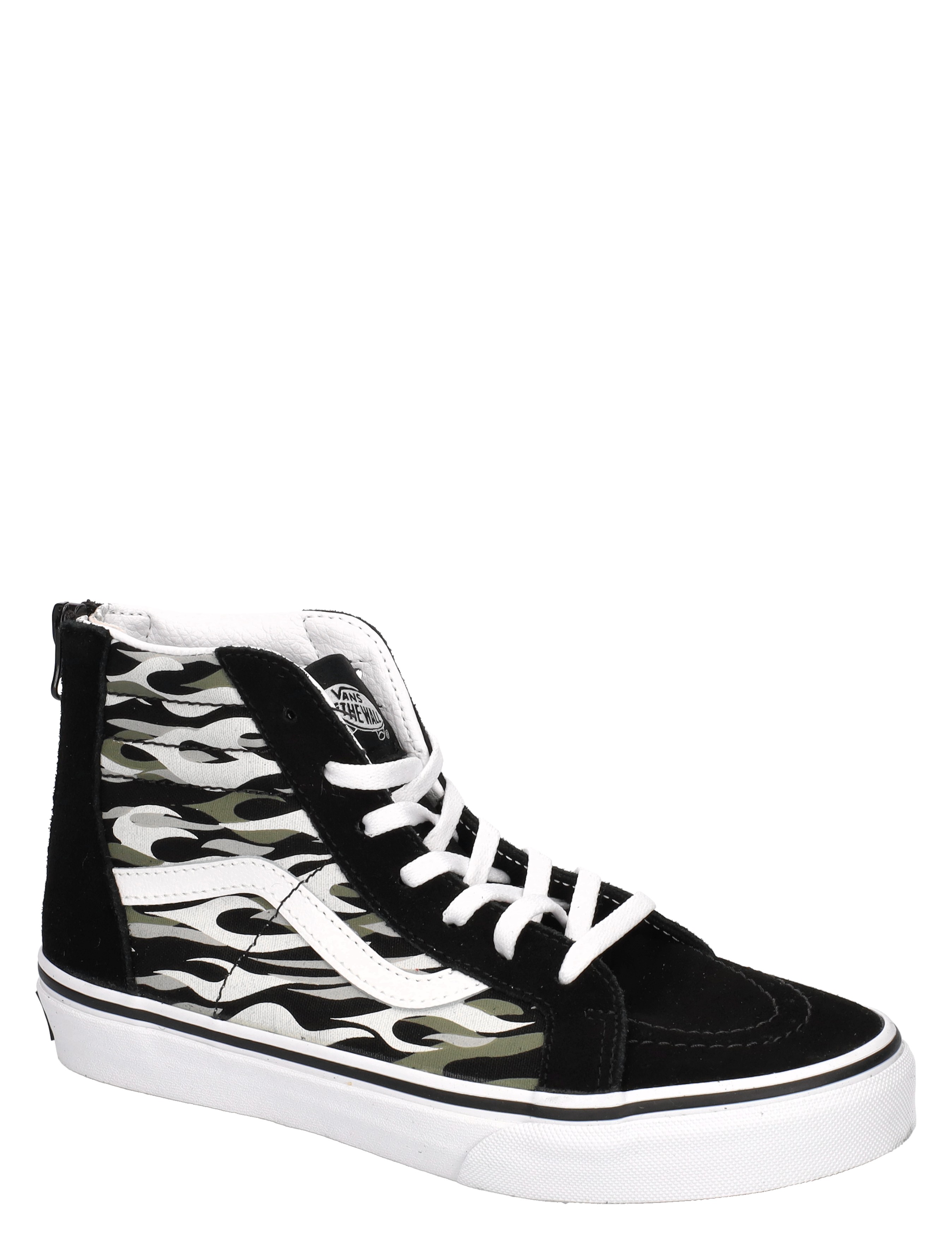 Vans - SK8 Hi Zip Flame Camo Black - Meisjes - Sneakers - Hoge Sneakers - 42379_91_3