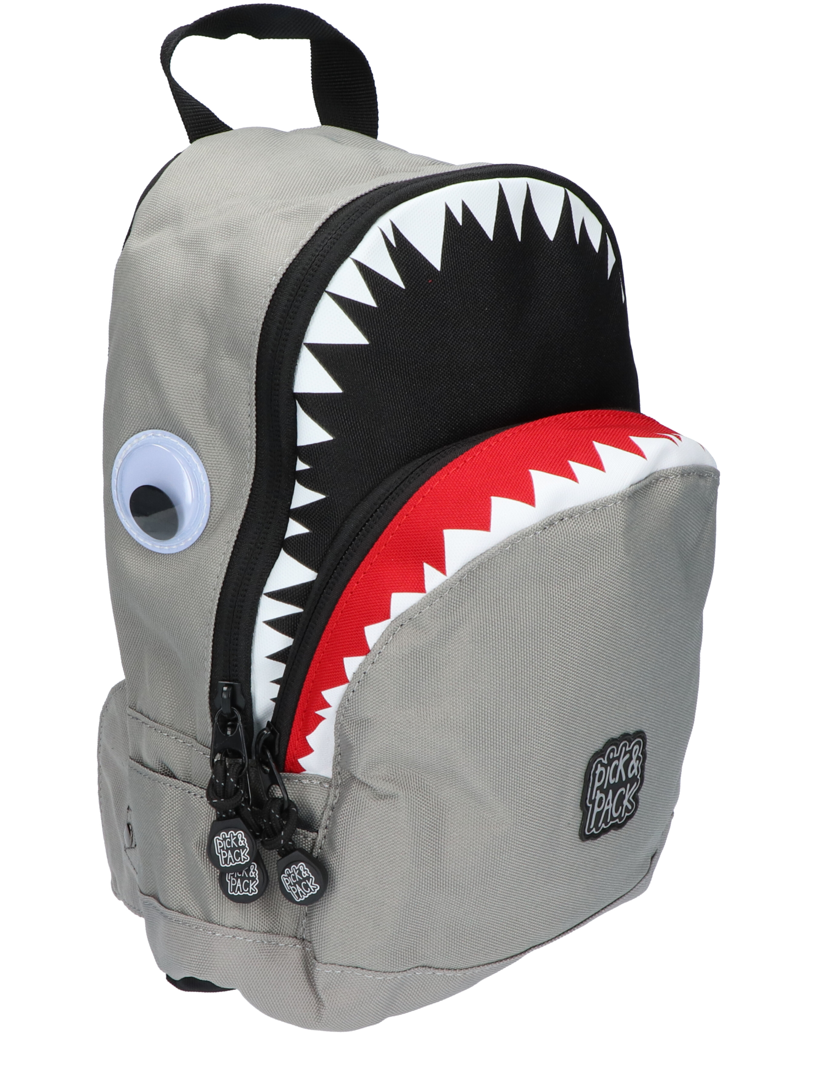 Shark Shape Backpack S Grey
