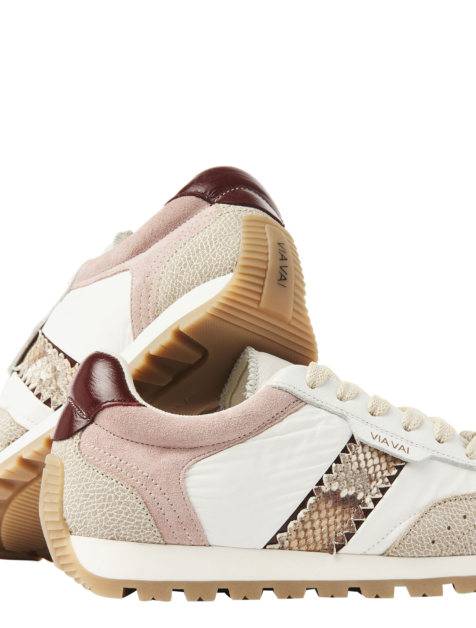 VIA VAI - 62399 Scott Sara 02-308 Cobra Cognac - Sneakers - Dames - Lage Sneakers - 51367_87_5