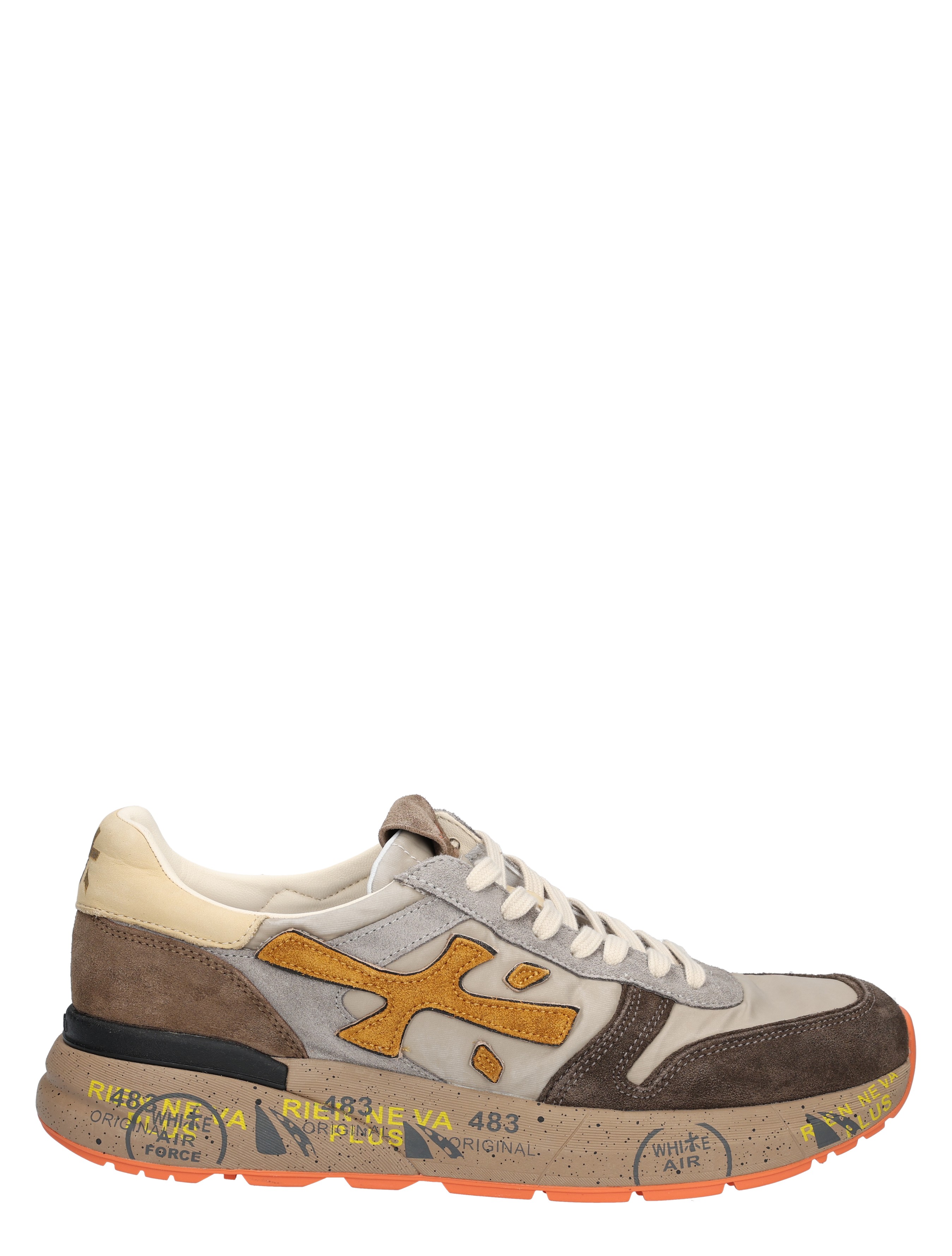 Premiata - Mick Men 7866 Beige - Heren - Lage Sneakers - Sneakers - 48275_77_1