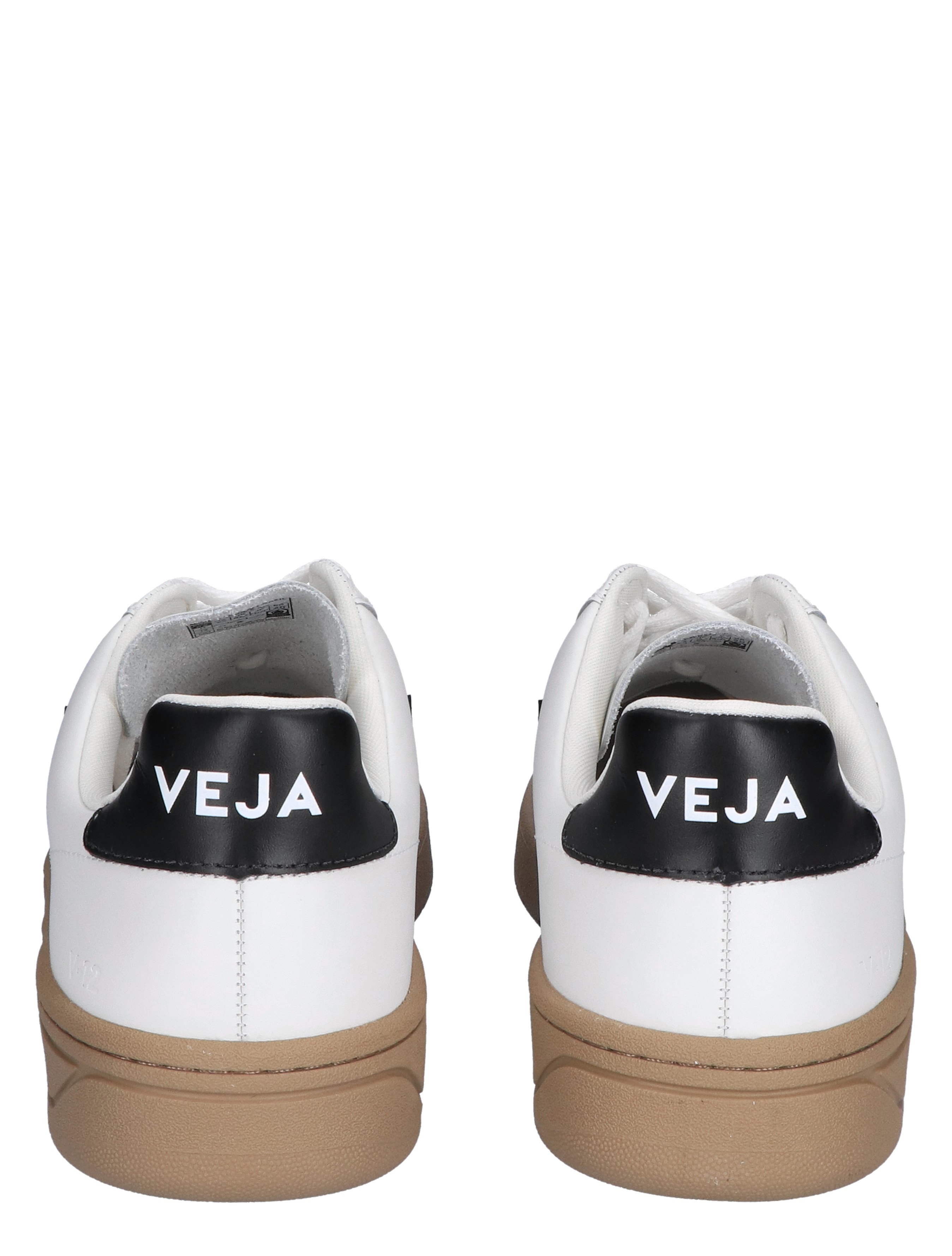 V-12 Men Leather White Black