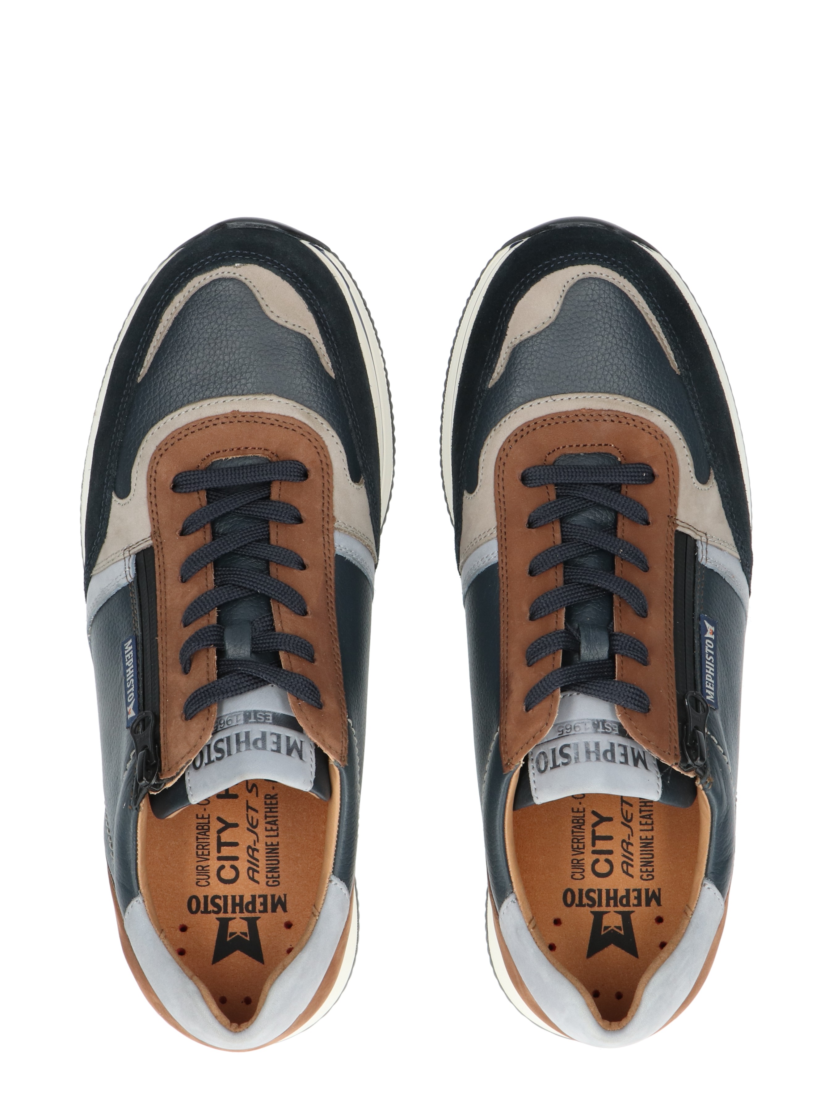 Mephisto - Gilford  Blue - Heren - Veterschoenen - Casual Veterschoenen - 47348_33_7