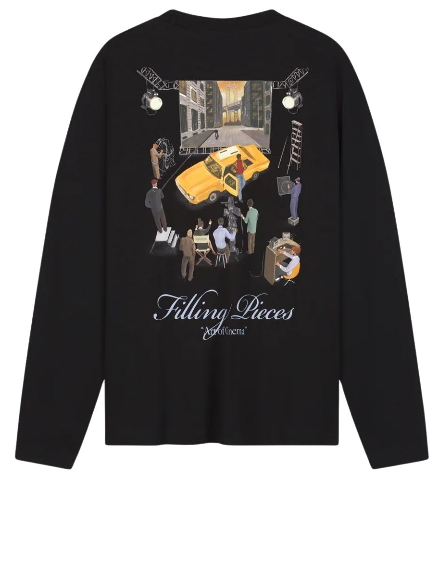 Filling Pieces - Longsleeve Filmset Black - Heren - T-Shirts & Polos - 51536_11_1