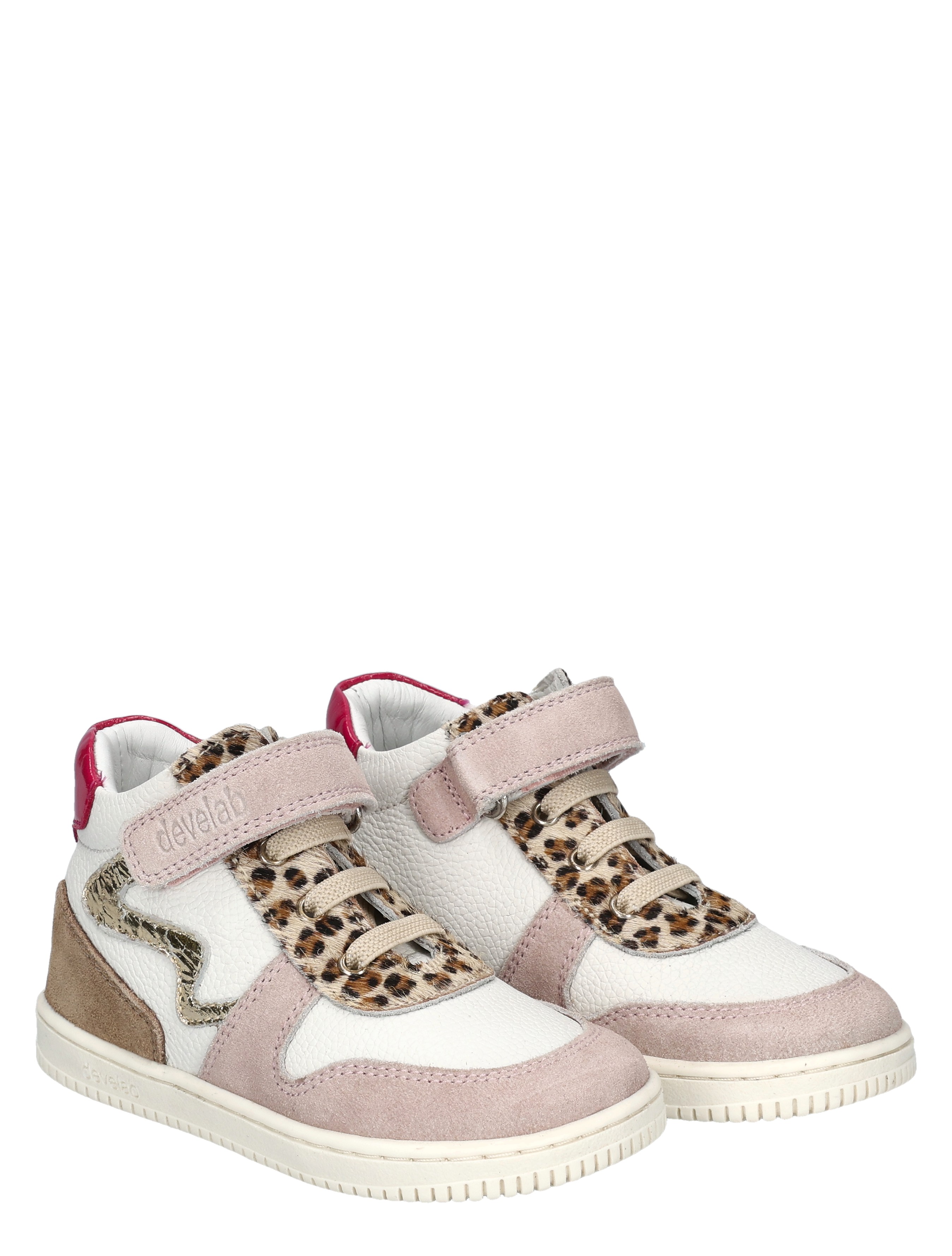 Develab - 44424 Old Pink - Meisjes - Klittenbandschoenen - 50538_48_5