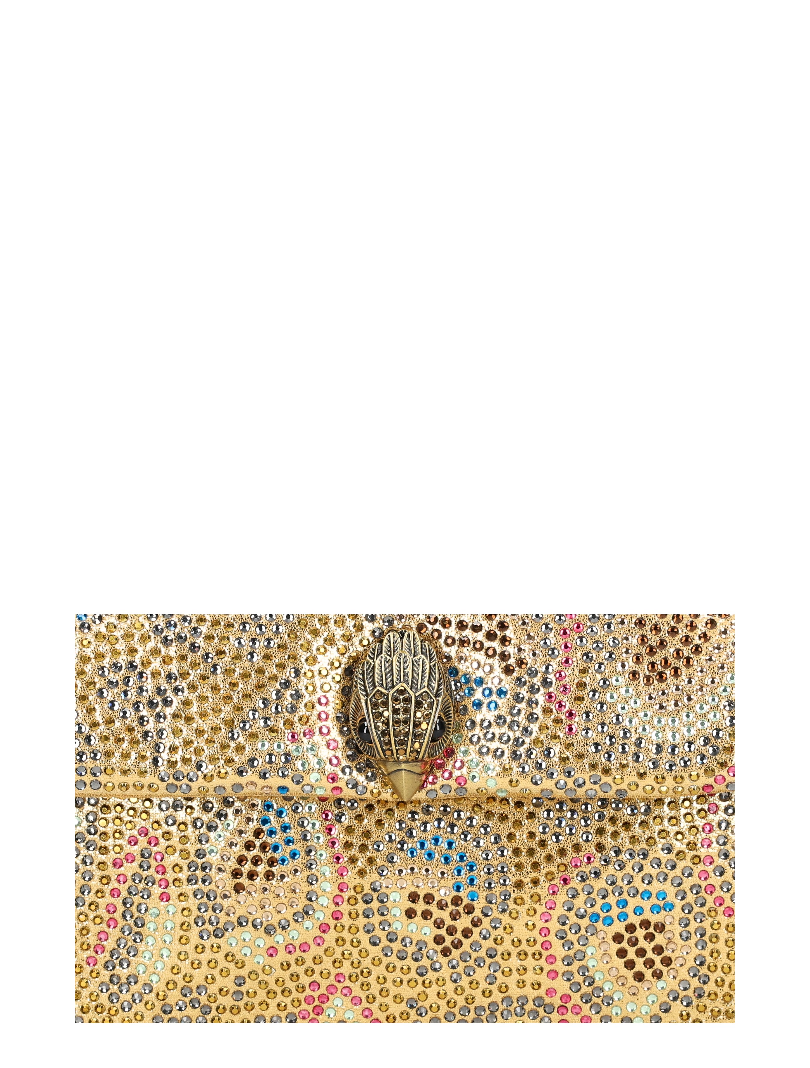 Kurt Geiger - Fabric Mini Kensington Bag 94 Musterd - Dames - Schoudertassen - 49583_53_4