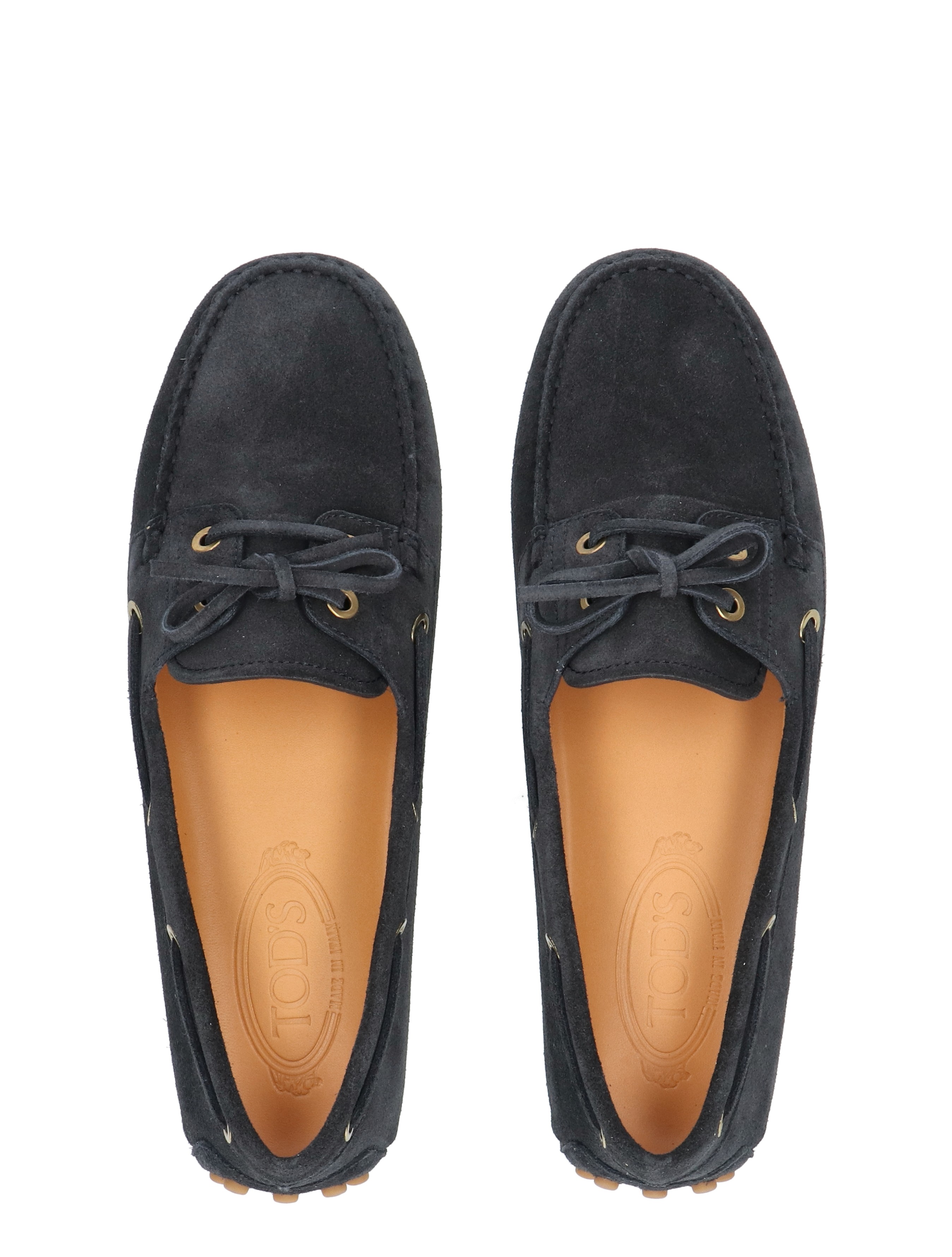 Tods - Gominno in Suede B015 Blue - Dames - Veterschoenen - Nette Veterschoenen - 49661_33_8