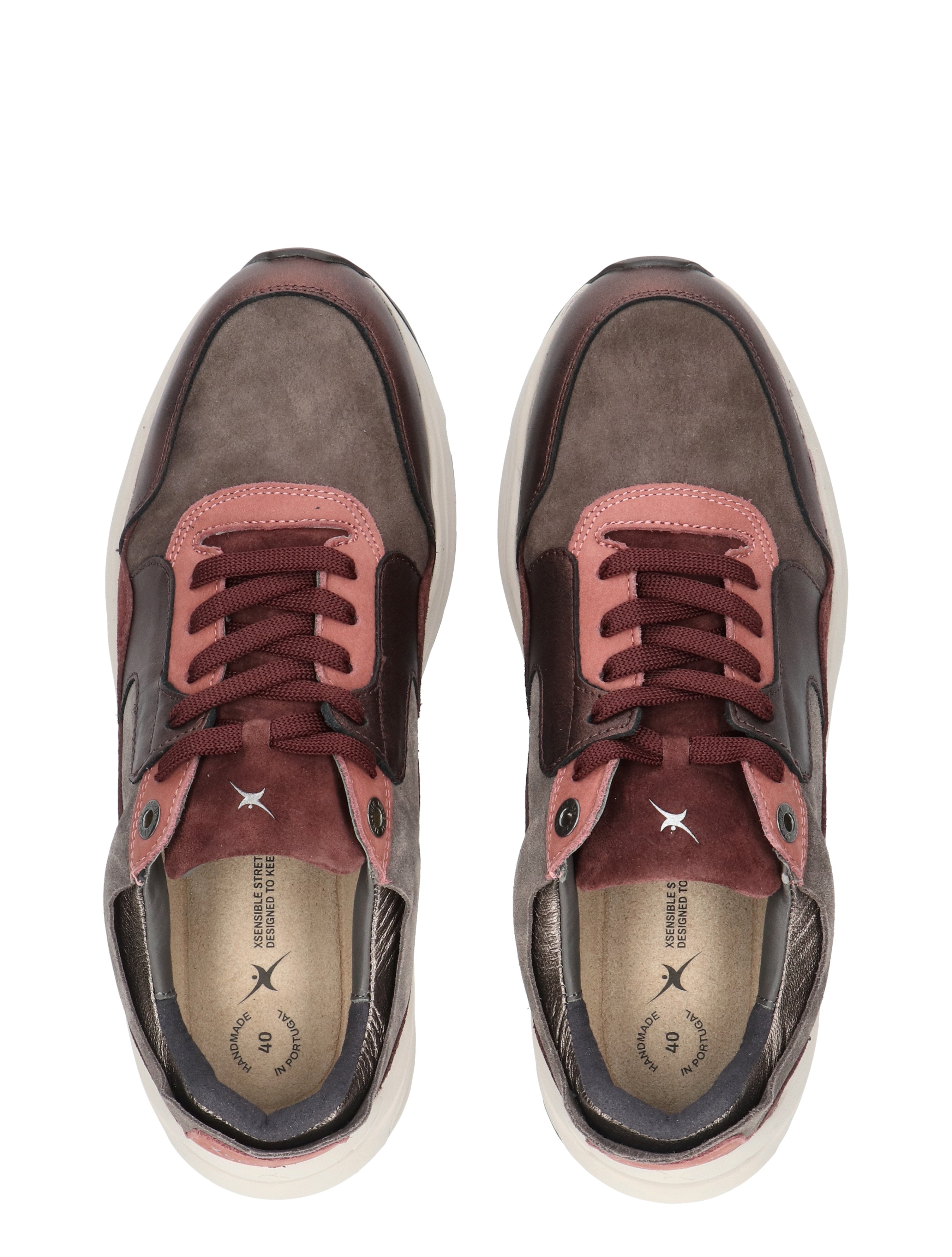 sneakers, midsole, suede, pink, brown