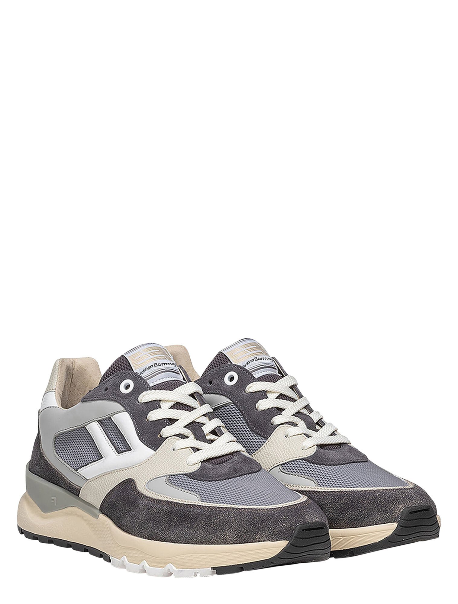 Floris van Bommel - De Treener SFM-10154 30-02 Grey G+ Wijdte - Heren - Lage Sneakers - Sneakers - 50116_99_2
