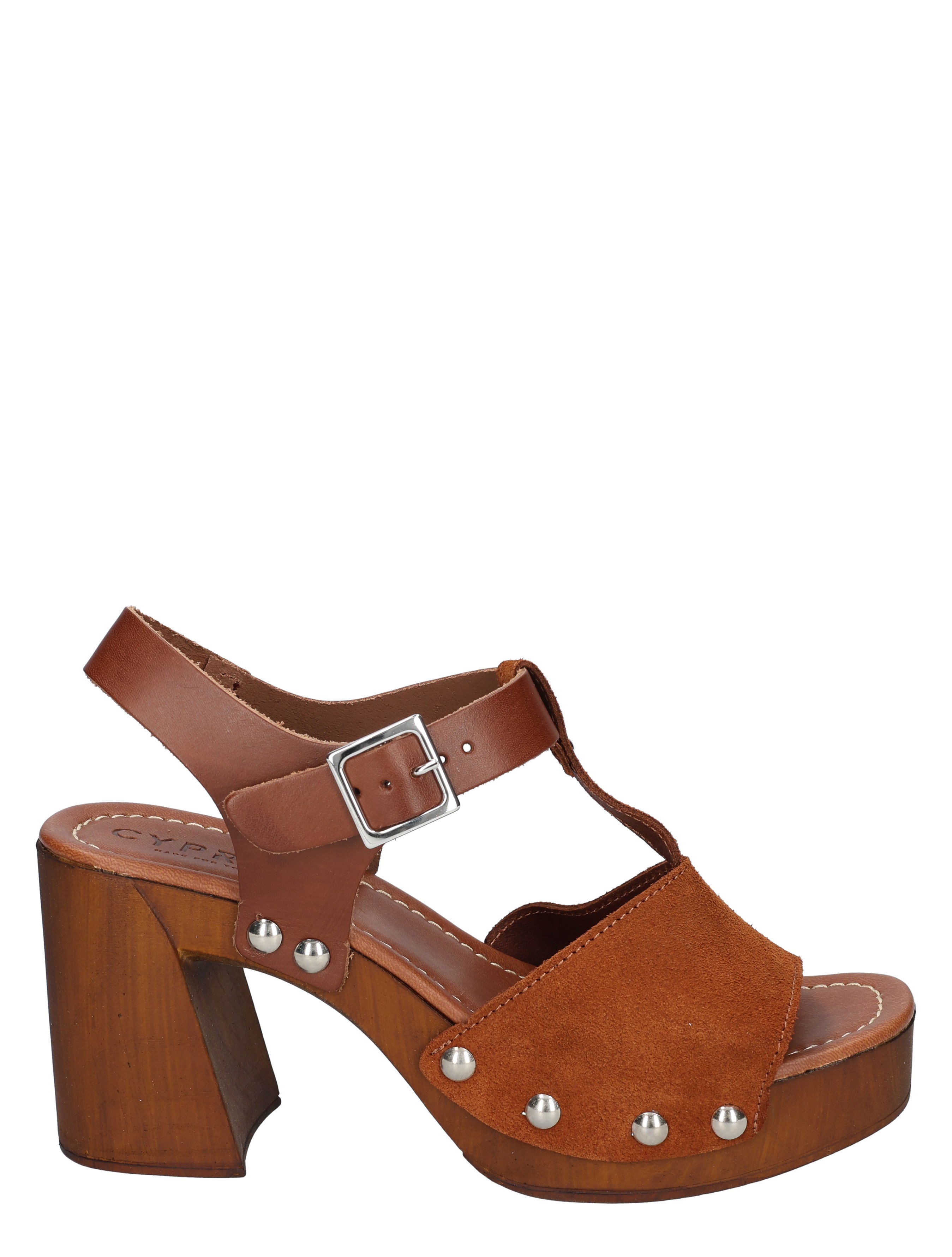 Cypres - Zarita 2610710 Suede Brown - Dames - Sandalettes - 50311_22_1