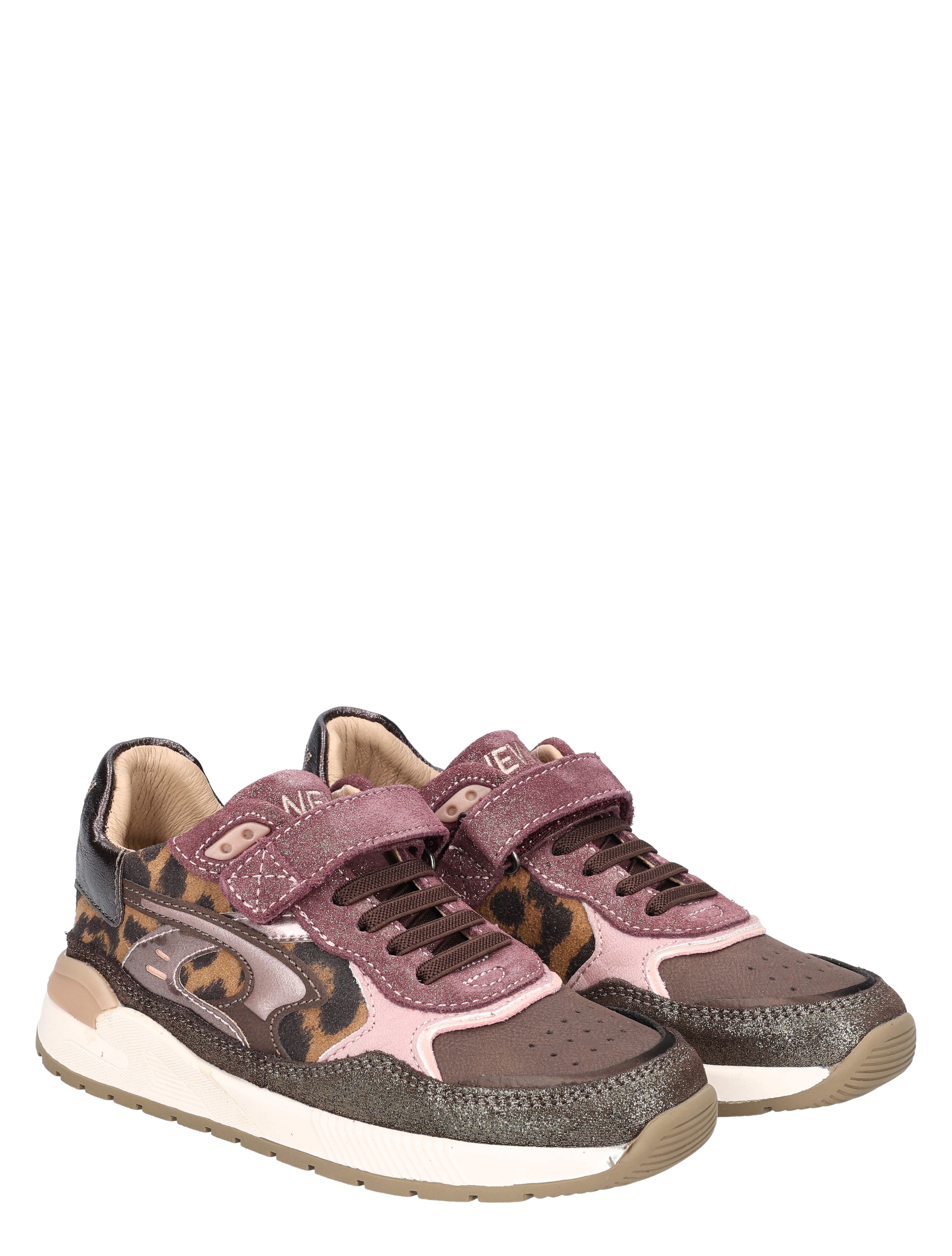 sportschoen, sneaker, lila, leoprint, veterakering