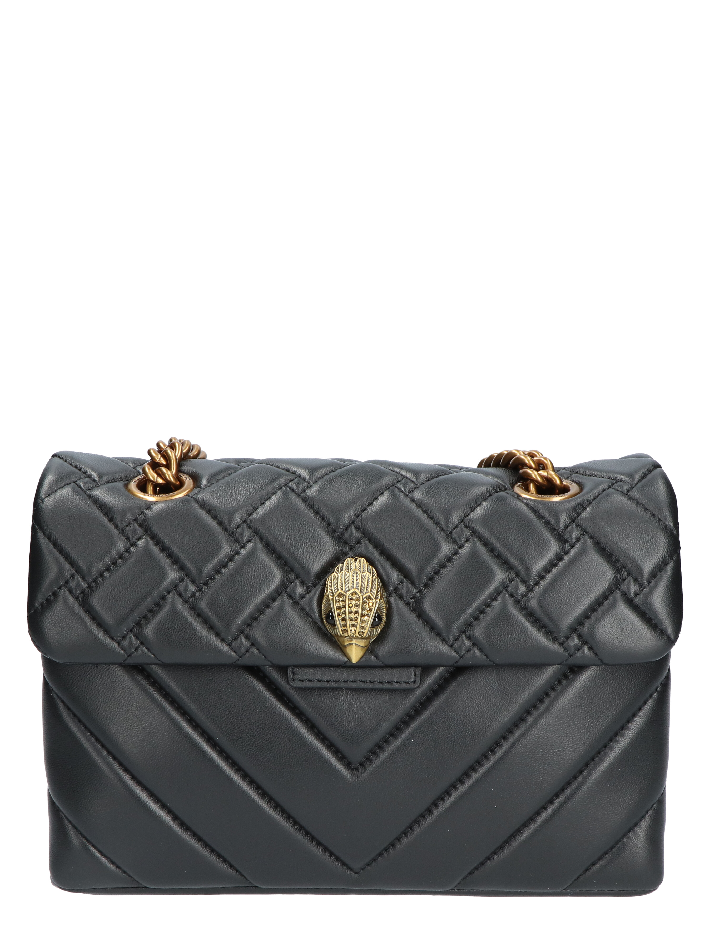 Kurt Geiger - Leather Kensington X Bag 00 Black - Dames - Schoudertassen - 39453_11_5