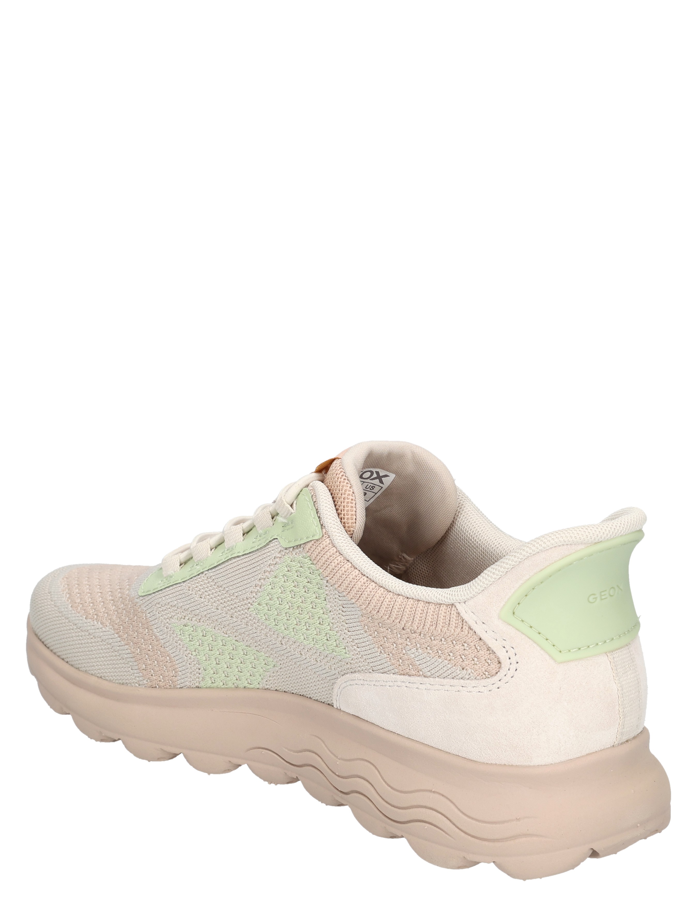 Geox - D657MB-D 06K22 C5322 Lt Sand - Dames - Veterschoenen - Casual Veterschoenen - 49744_76_4