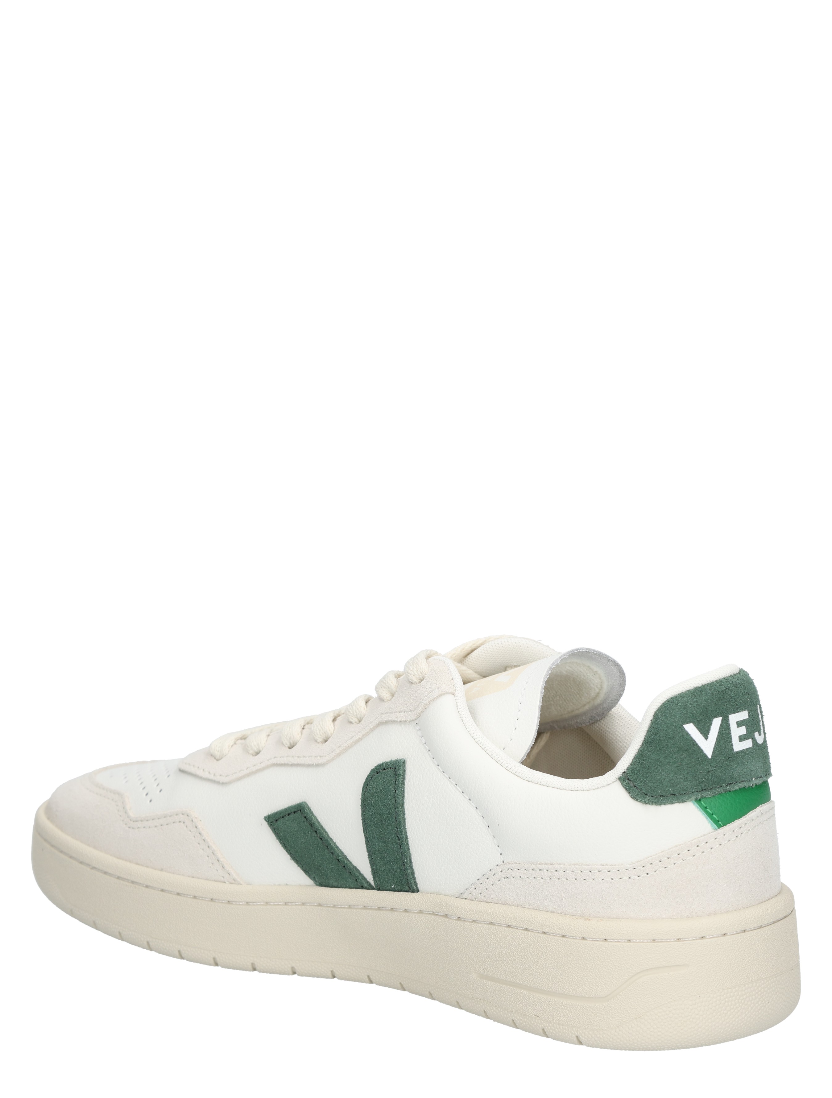 Veja - V-90 Men Leather VD2003384 Extra White Cypres - Heren - Lage Sneakers - Sneakers - 48204_86_4