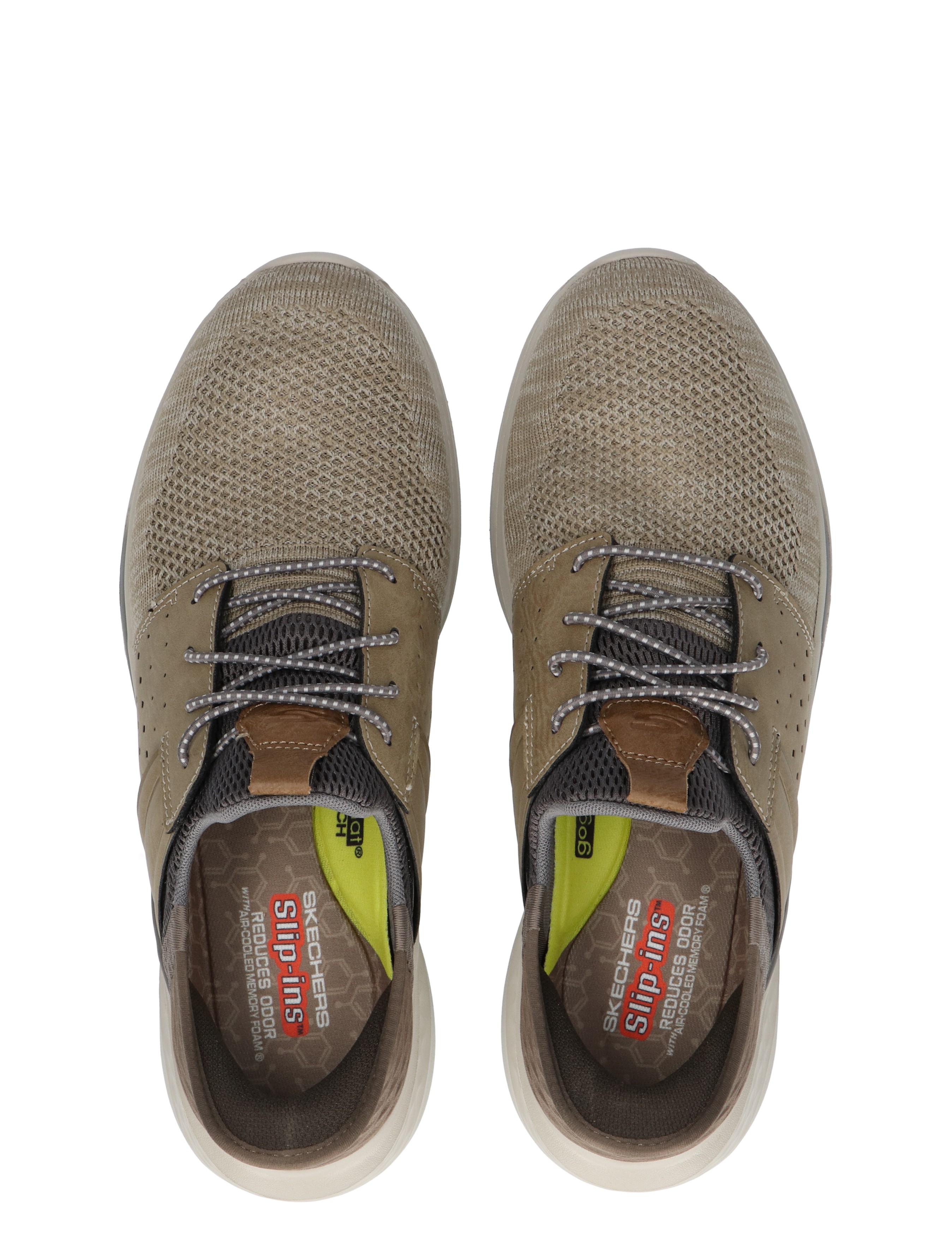 Skechers - 210811 Taupe - Heren - Veterschoenen - Casual Veterschoenen - 46715_77_7