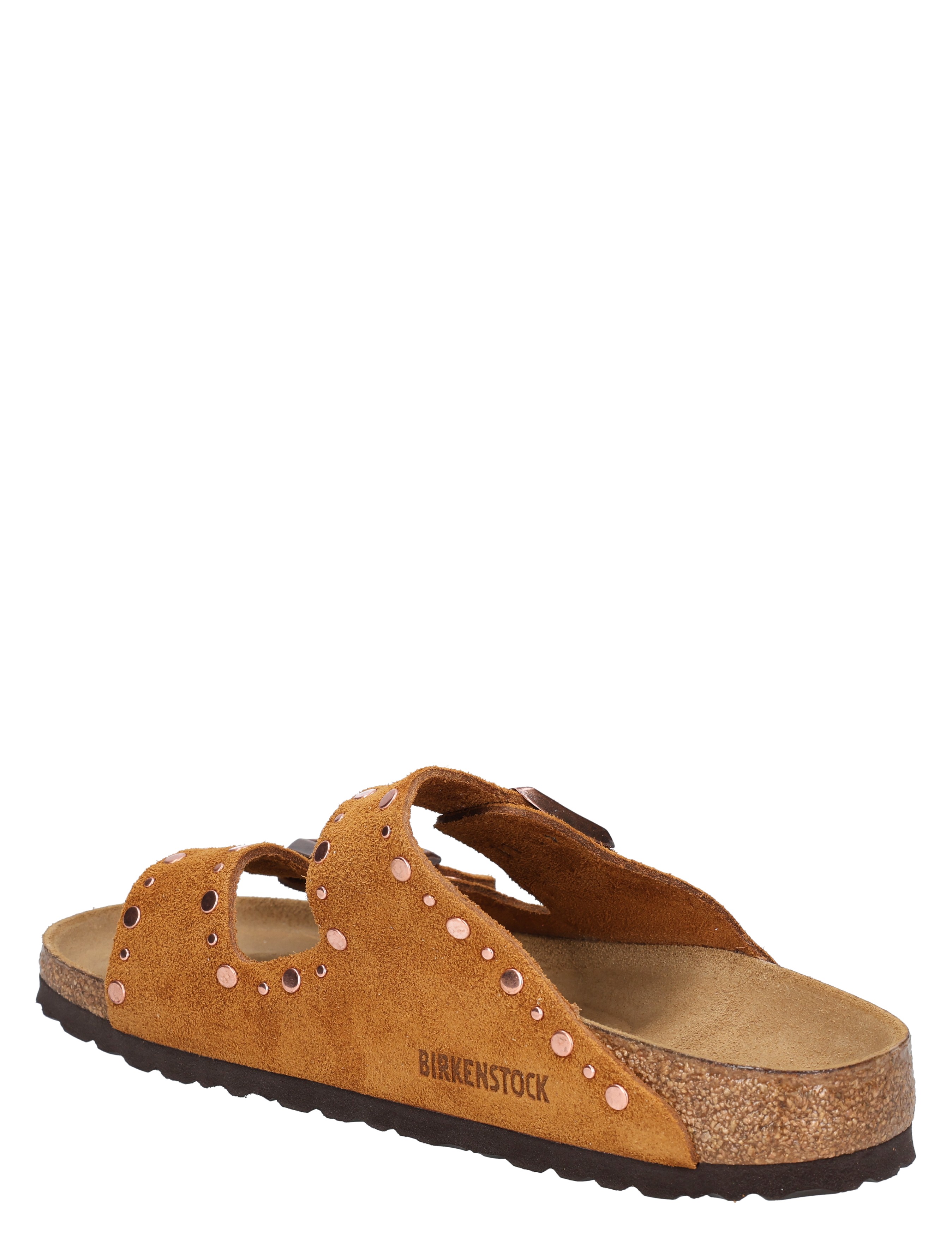 Birkenstock - Arizona Women Rivet 1031731 Suede Mink - Dames - Muiltjes - 49863_22_5