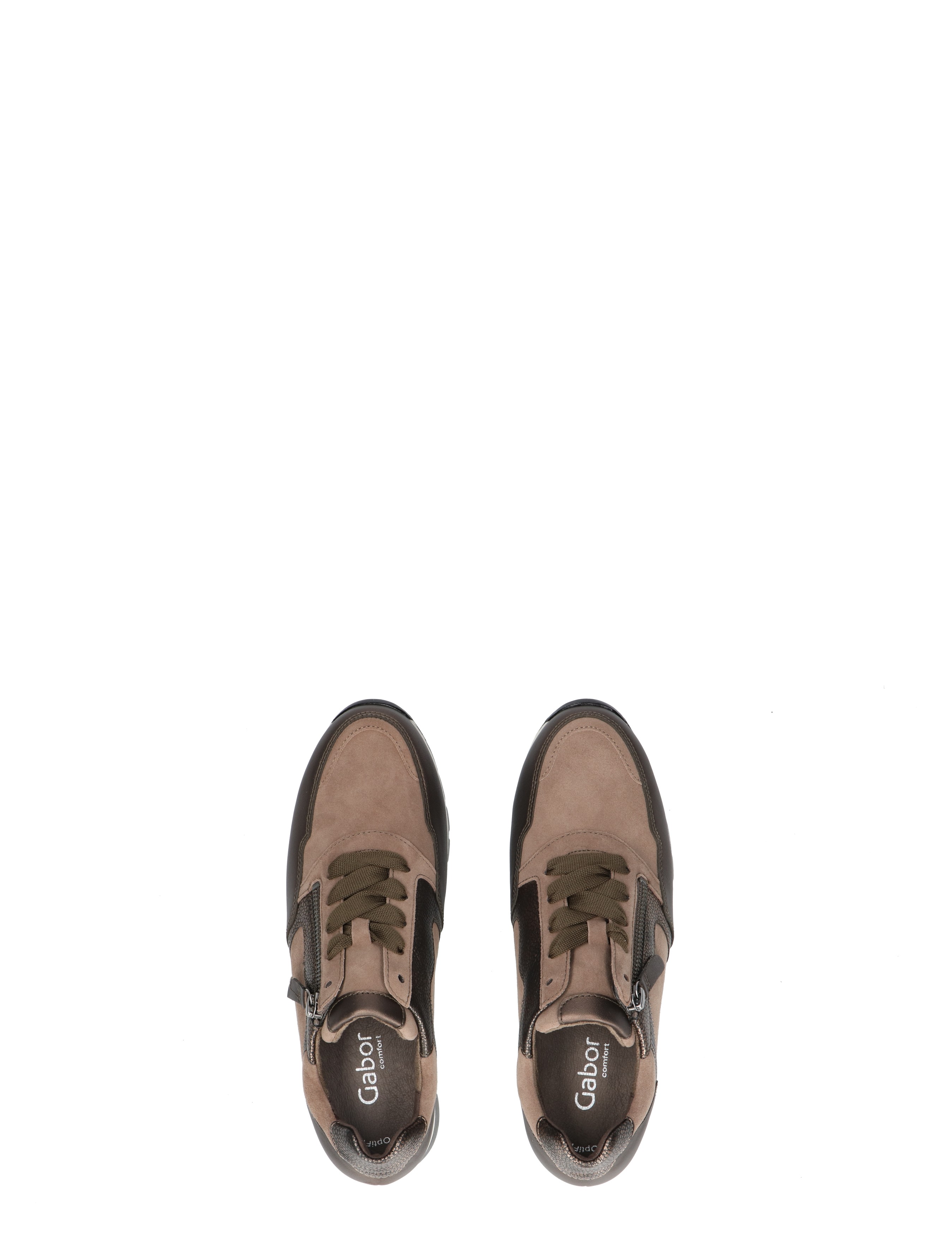 Gabor - 76.438.20 Bronze H-Wijdte - Dames - Veterschoenen - Casual Veterschoenen - 48224_22_7