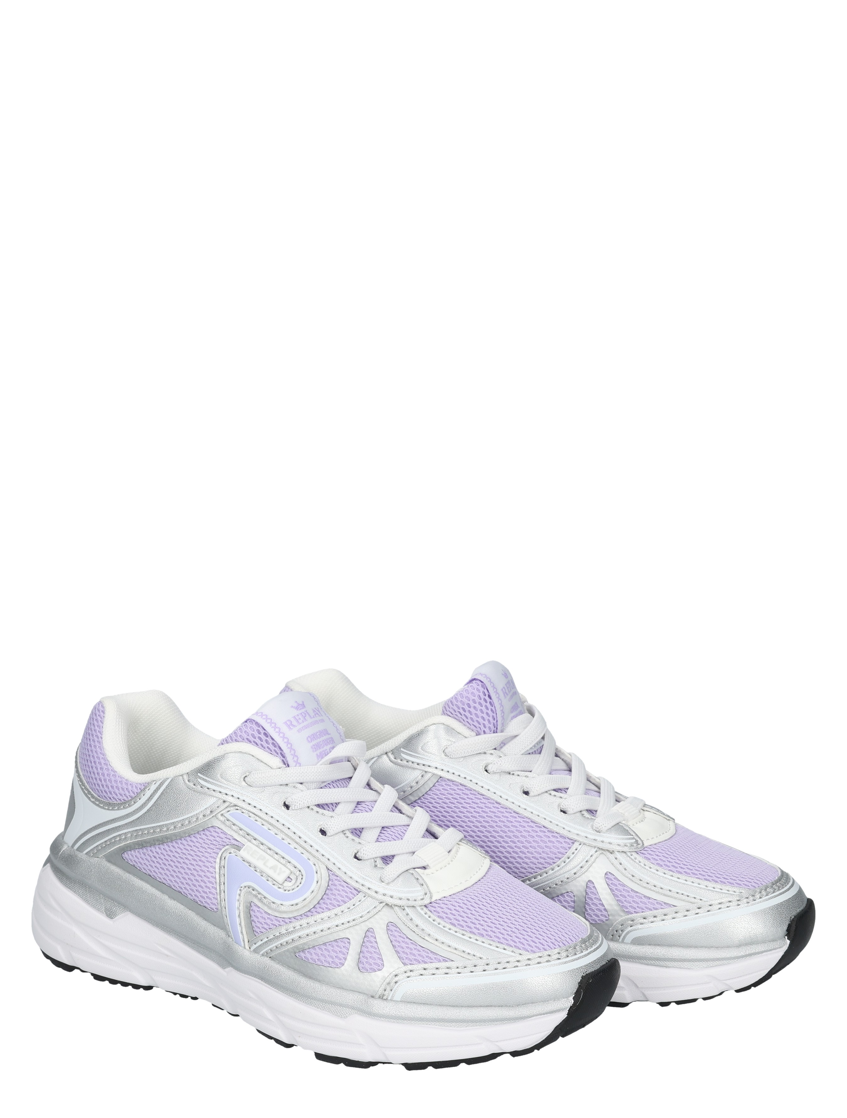 Replay - JS900008T 3519 Silver Lilac White - Meisjes - Lage Sneakers - Sneakers - 49846_54_5