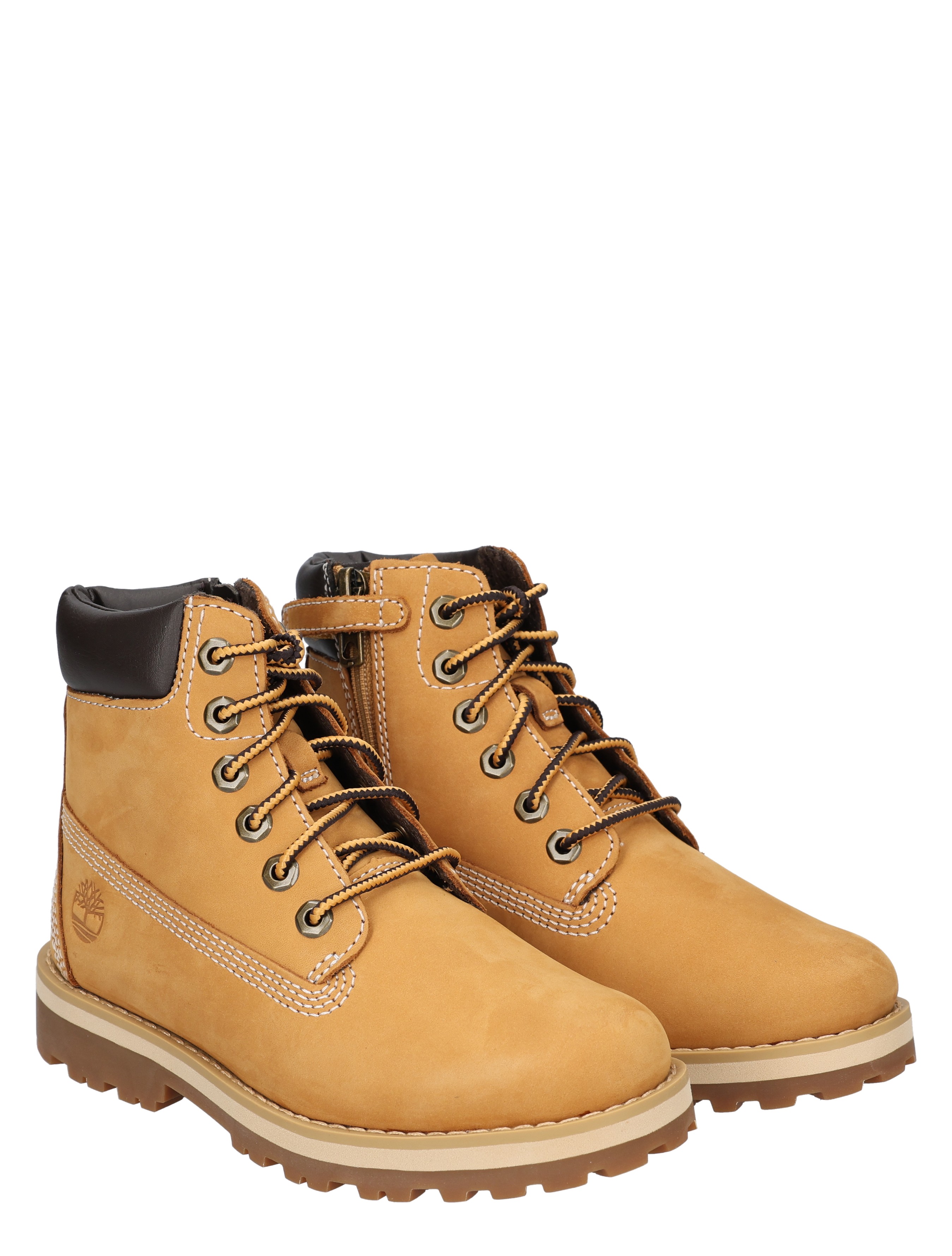 hoge laarzen, laarzen, timberland-achtige, nubuck leer, wafelzool