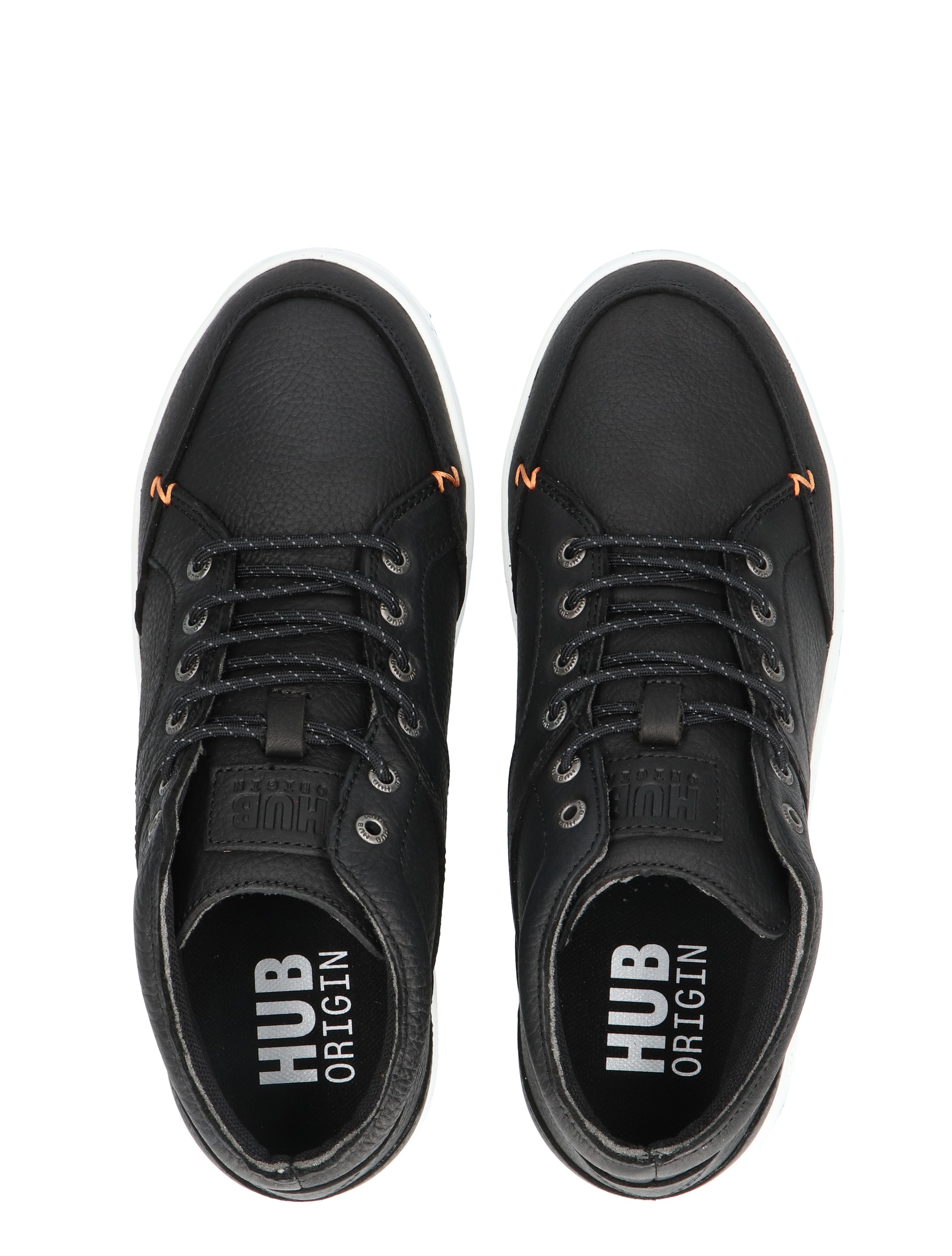 Hub Footwear - Kingston Men Black White Black - Heren - Sneakers - Hoge Sneakers - 48465_11_7