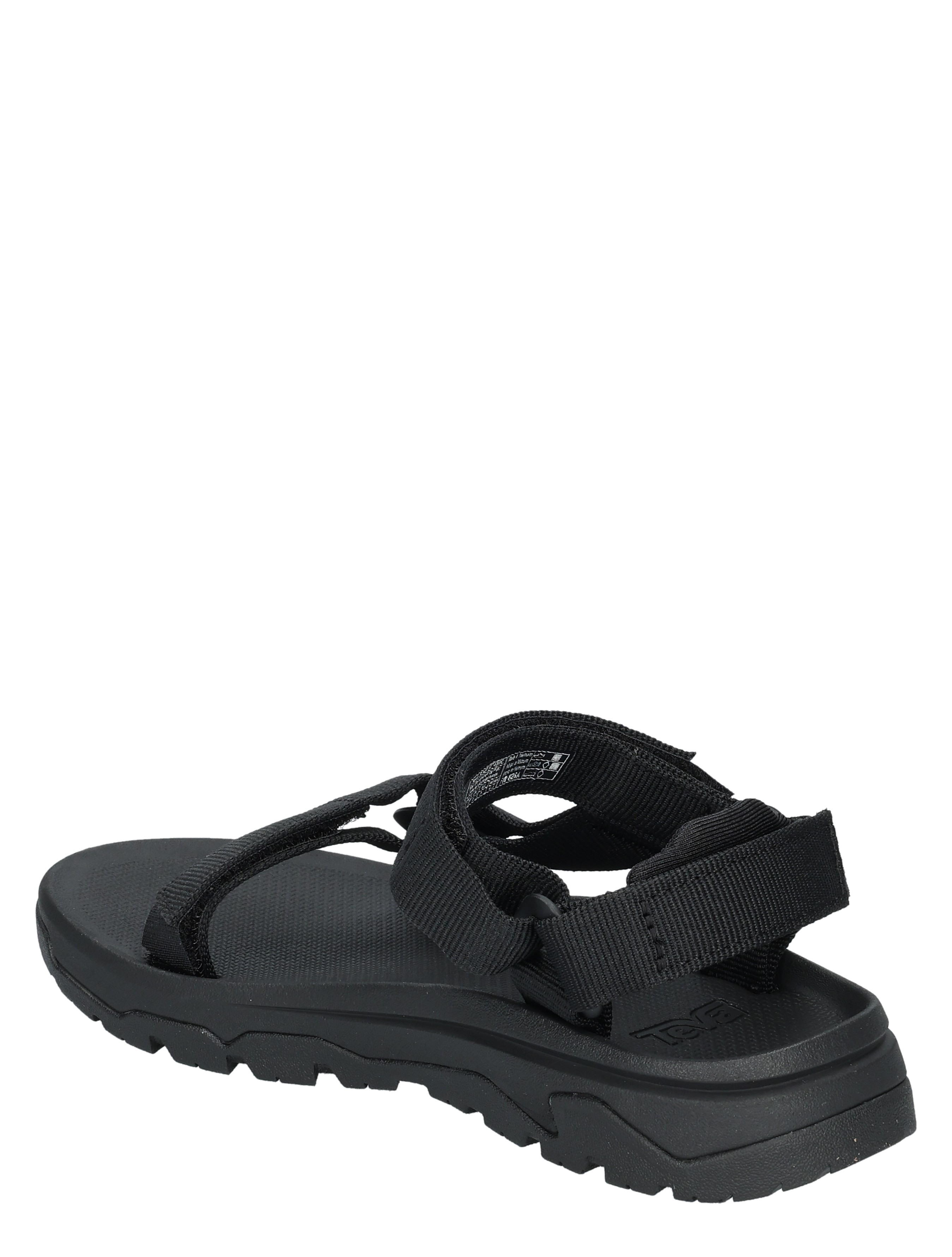 sandalen, zwarte, strap, zool, geheel verstelbaar