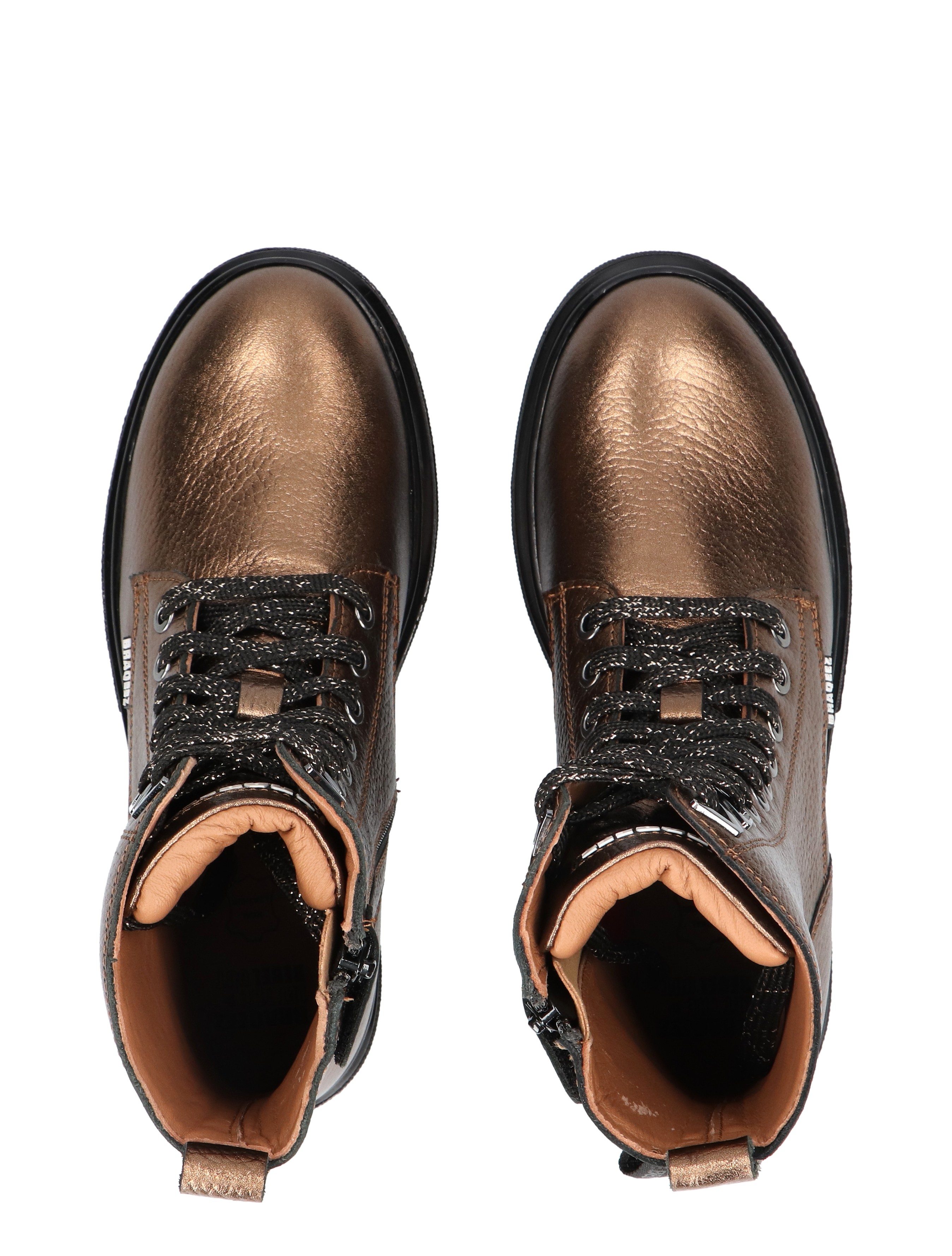 Braqeez - Mave Moxie Bronze - Meisjes - Veter Boots - Boots - 49452_53_7