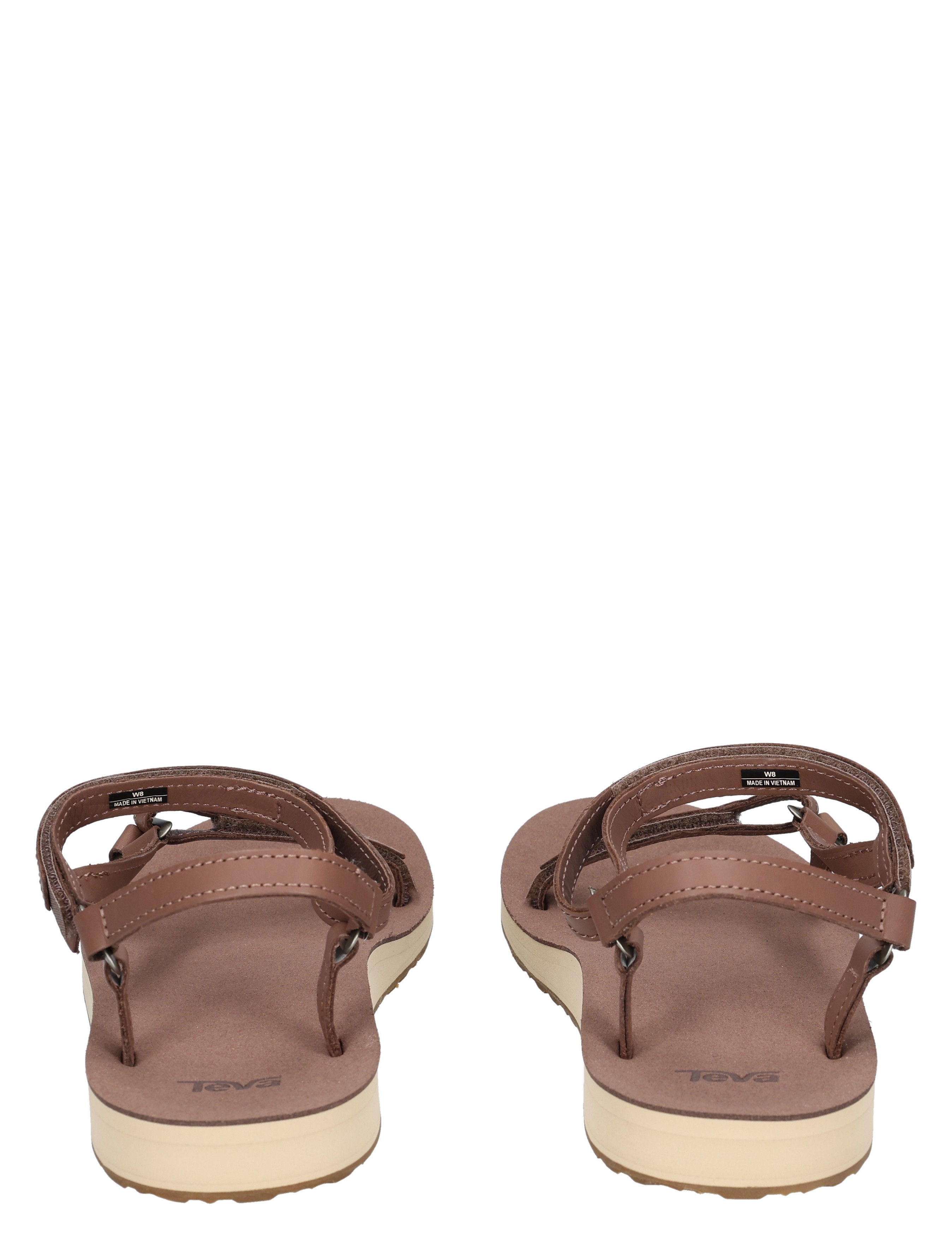 sandalen, sleehak, sandalen met bandjes, bruine sandalen, slippers
