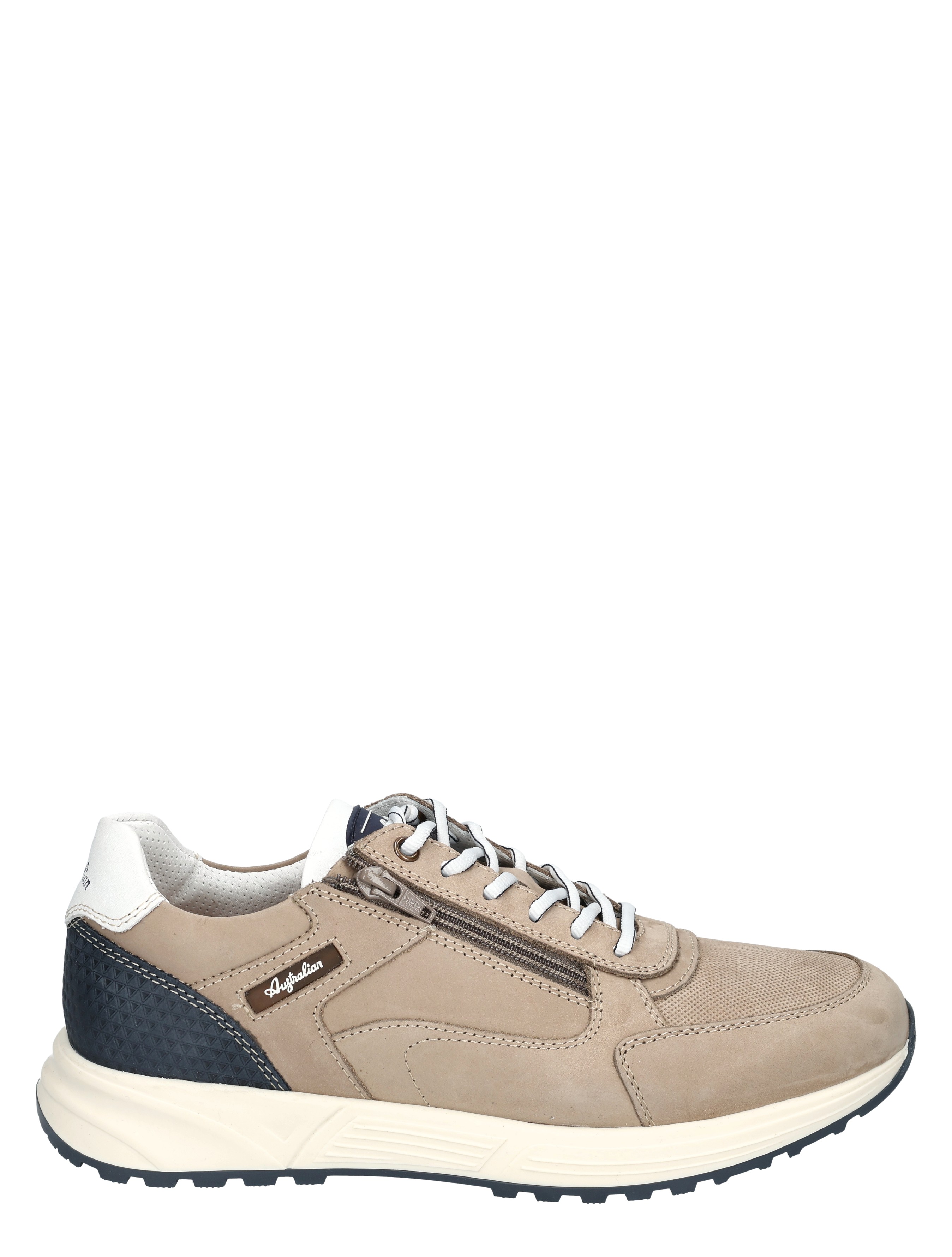 Australian - Discover 15.1686.03.L37 Taupe Blue Whit - Heren - Veterschoenen - Casual Veterschoenen - 50778_77_1