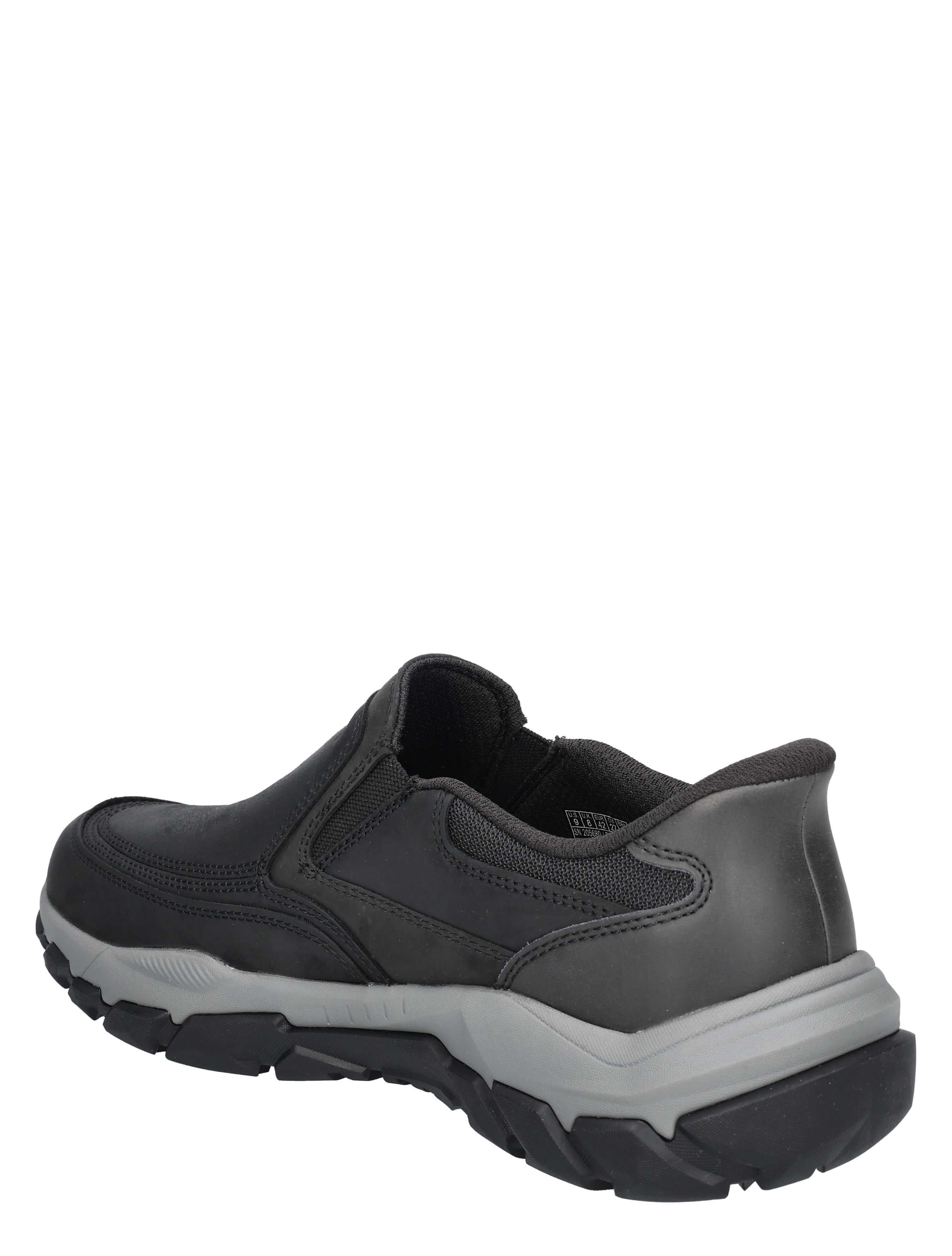 sneaker, wolver, slip-on, donkergrijs, rubberzool