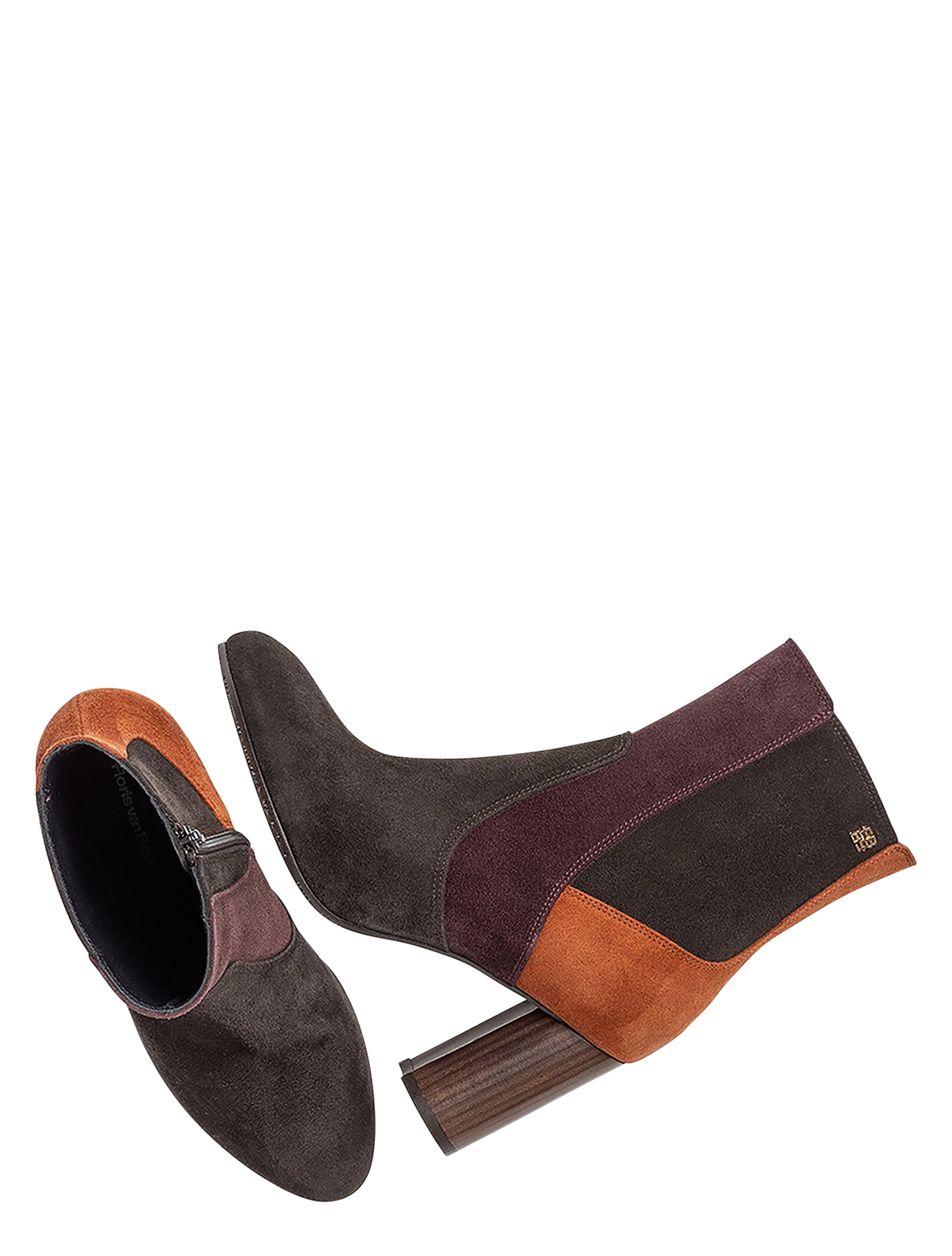 Floris van Bommel - Kaci SFW-50075 21-01 Dark Brown G-Wijdte - Dames - Boots - Enkellaarsjes - 50105_22_4