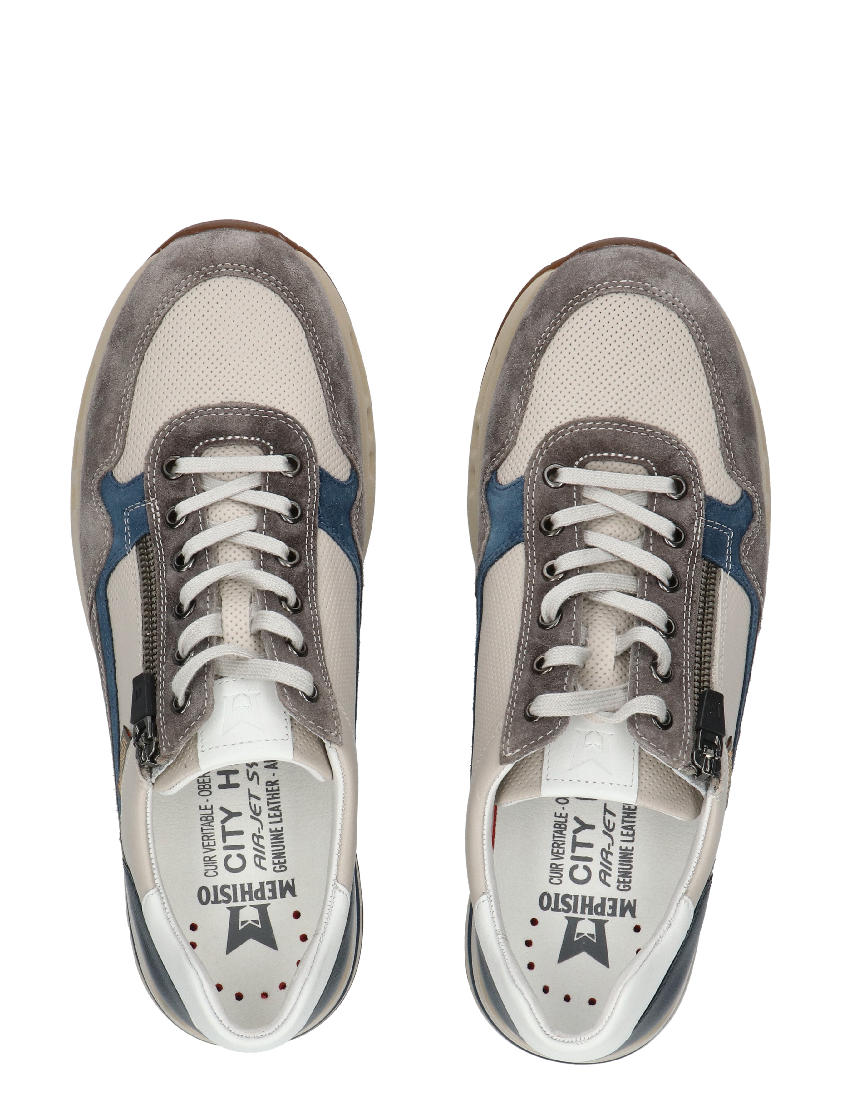 Mephisto - Bradley 3603/1234/3695 Grey - Heren - Veterschoenen - Casual Veterschoenen - 51006_73_7