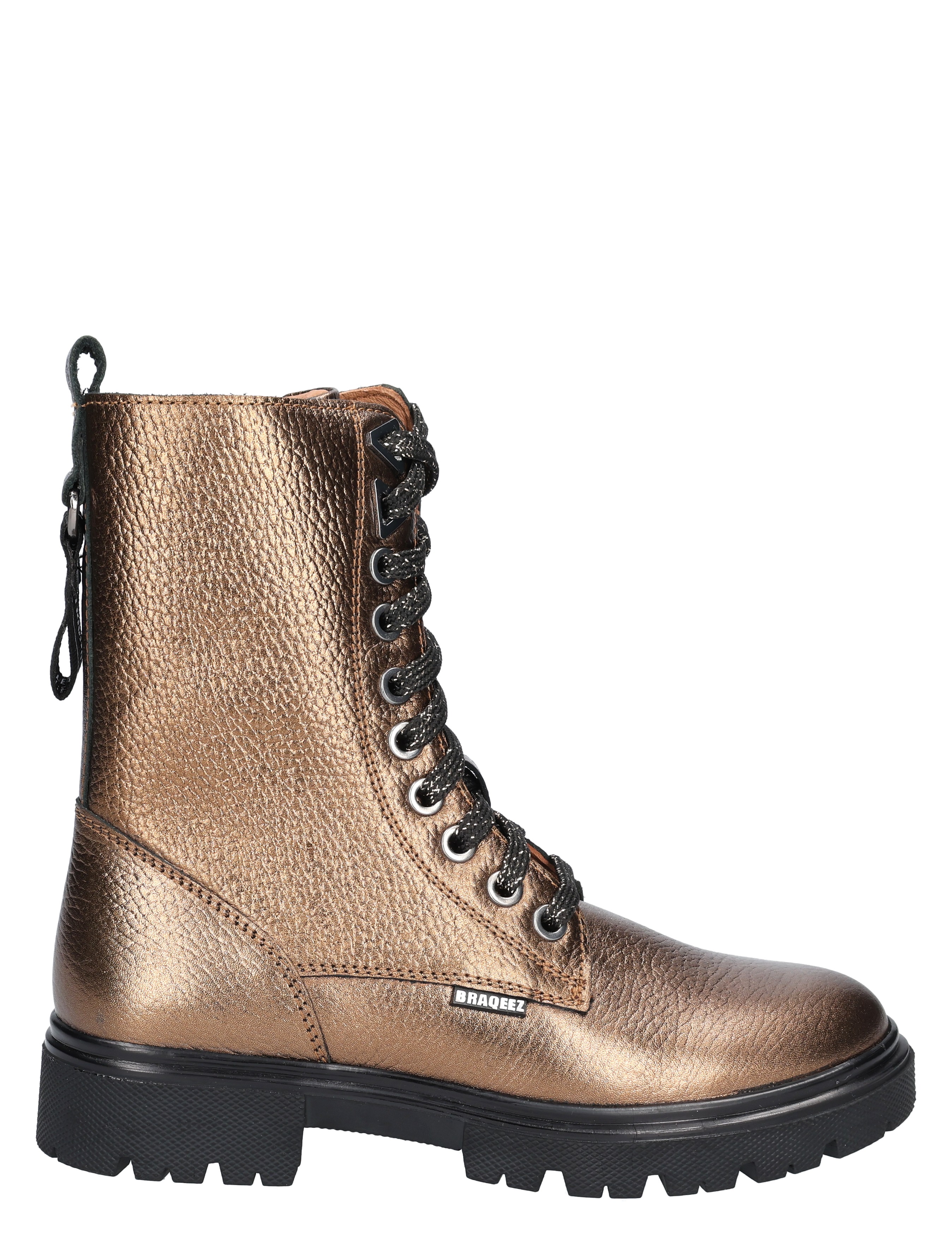 Braqeez - Mave Moxie Bronze - Meisjes - Veter Boots - Boots - 49452_53_1