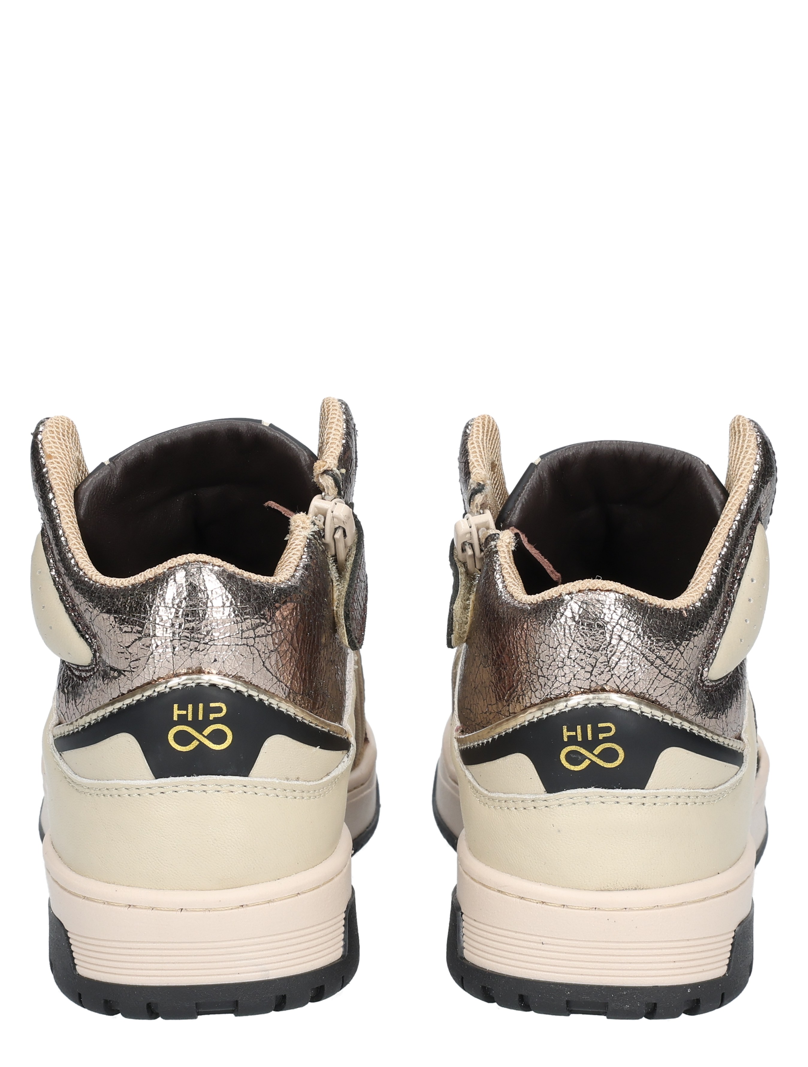 Hip - H1140 Bronze - Meisjes - Sneakers - Hoge Sneakers - 49278_77_6
