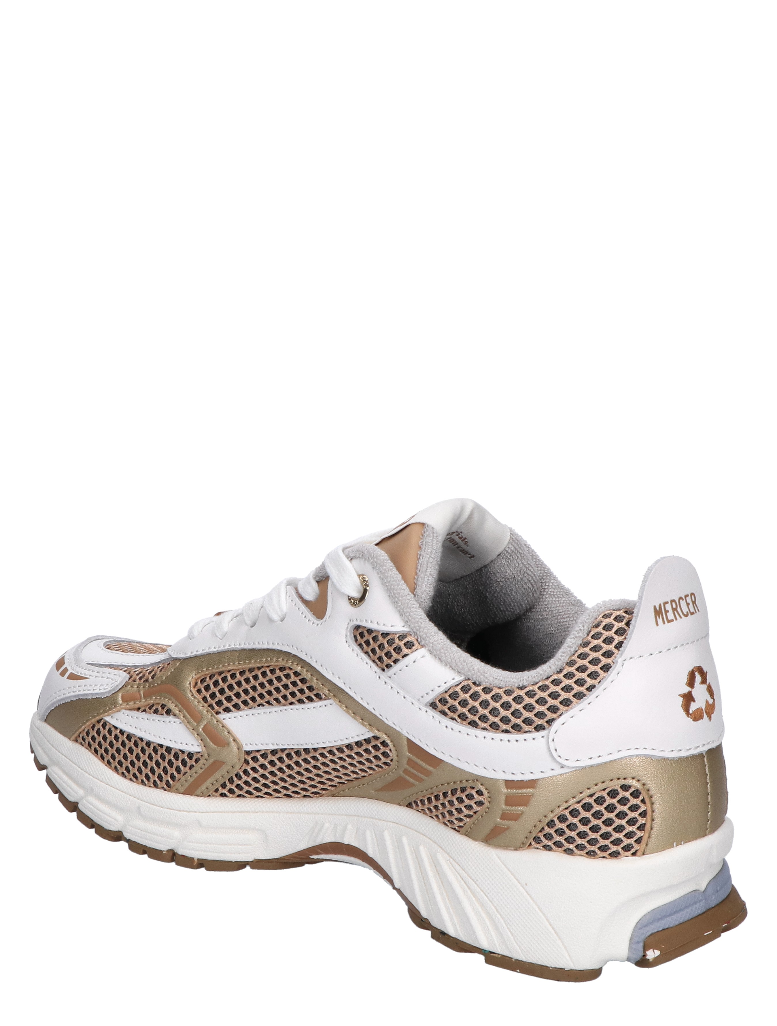 Mercer Amsterdam - Re-Run Women 160 White Gold - Sneakers - Dames - Lage Sneakers - 45465_85_4