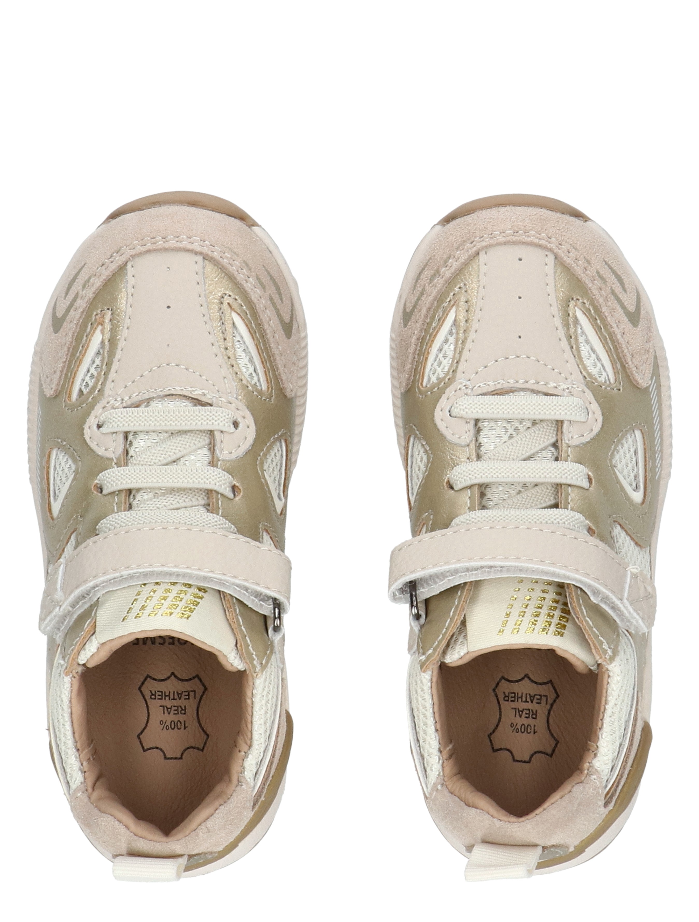 Shoesme - ST26S022 C Gold Beige - Meisjes - Veterschoenen - 50290_53_7