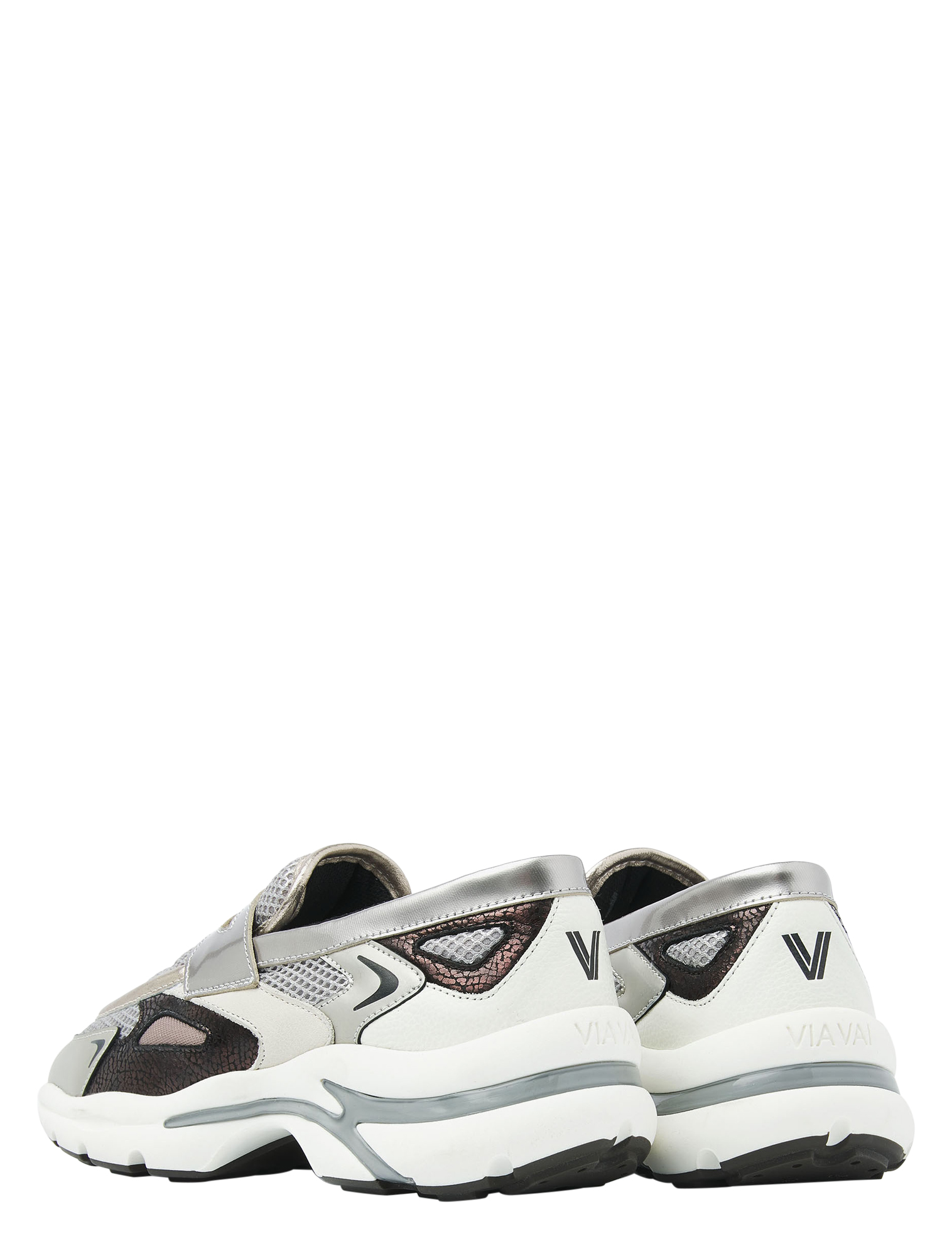 VIA VAI - Vesper Lana 62246 02-224 Silver - Sneakers - Dames - Slip On Sneakers - 50051_54_3