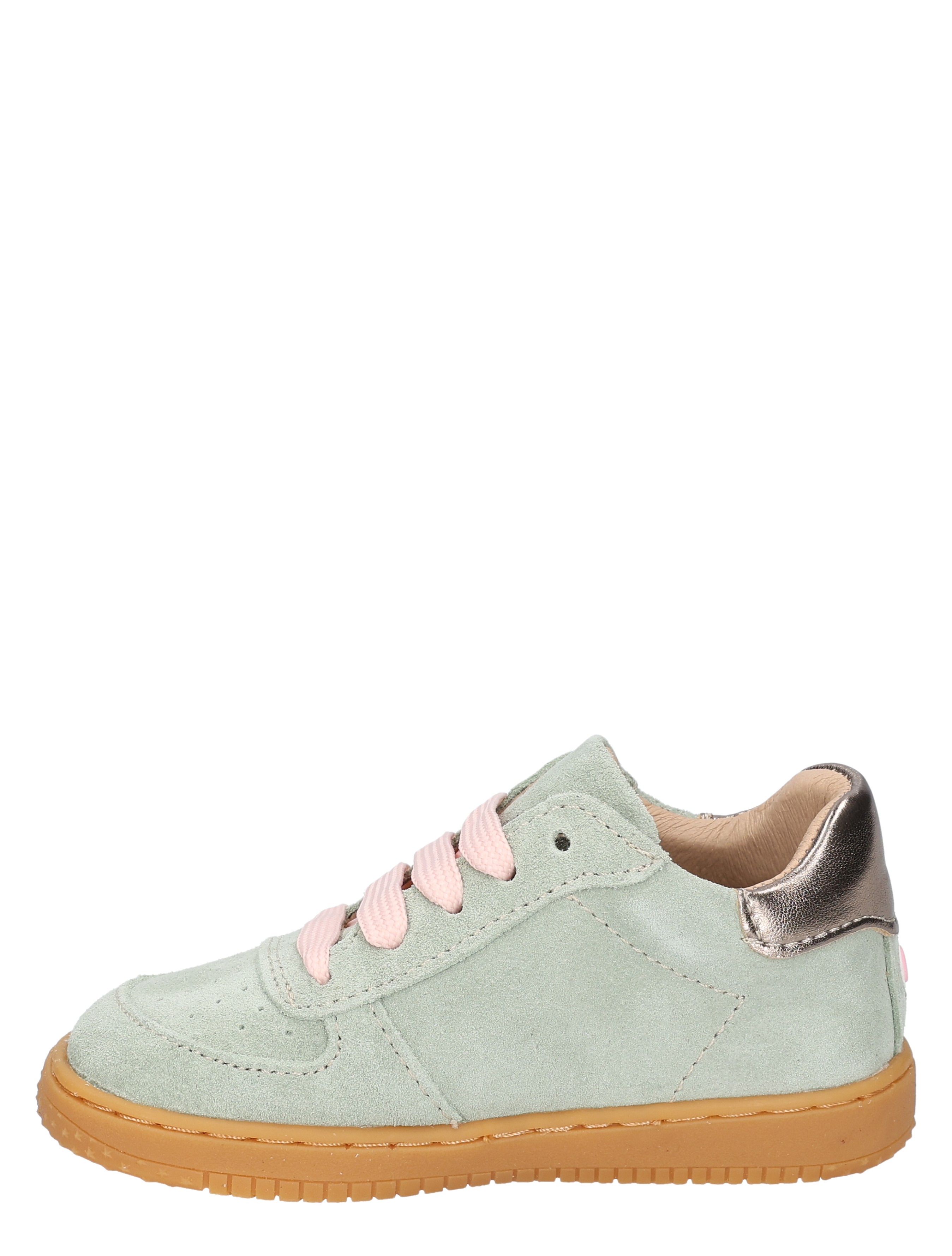 Shoesme - BN26W002 Green Pink Suede - Meisjes - Babyshoenen - 52115_66_2