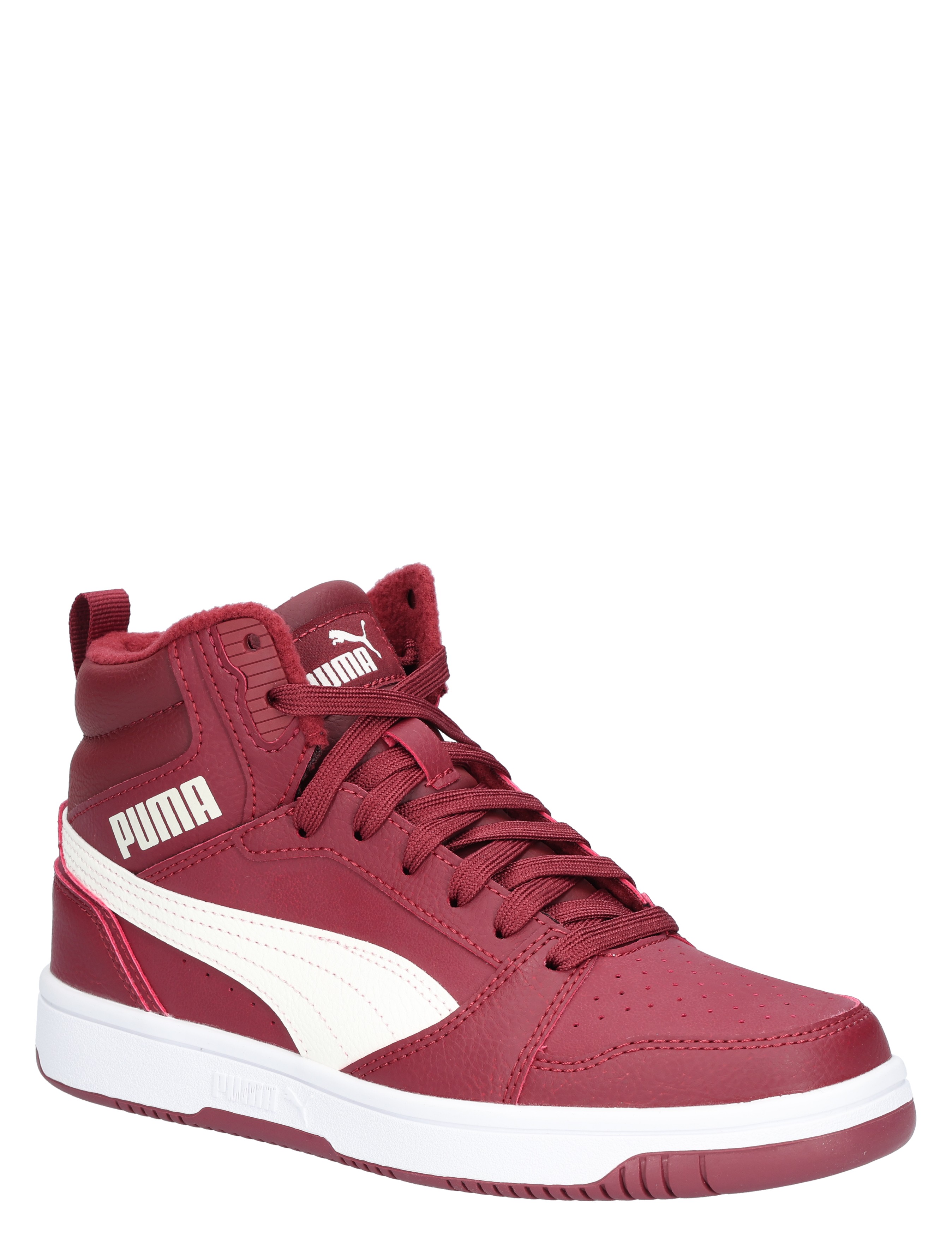 Puma - Rebound V6 Mid Weather Jr 07 Regal Red - Meisjes - Lage Sneakers - Sneakers - 48082_44_3