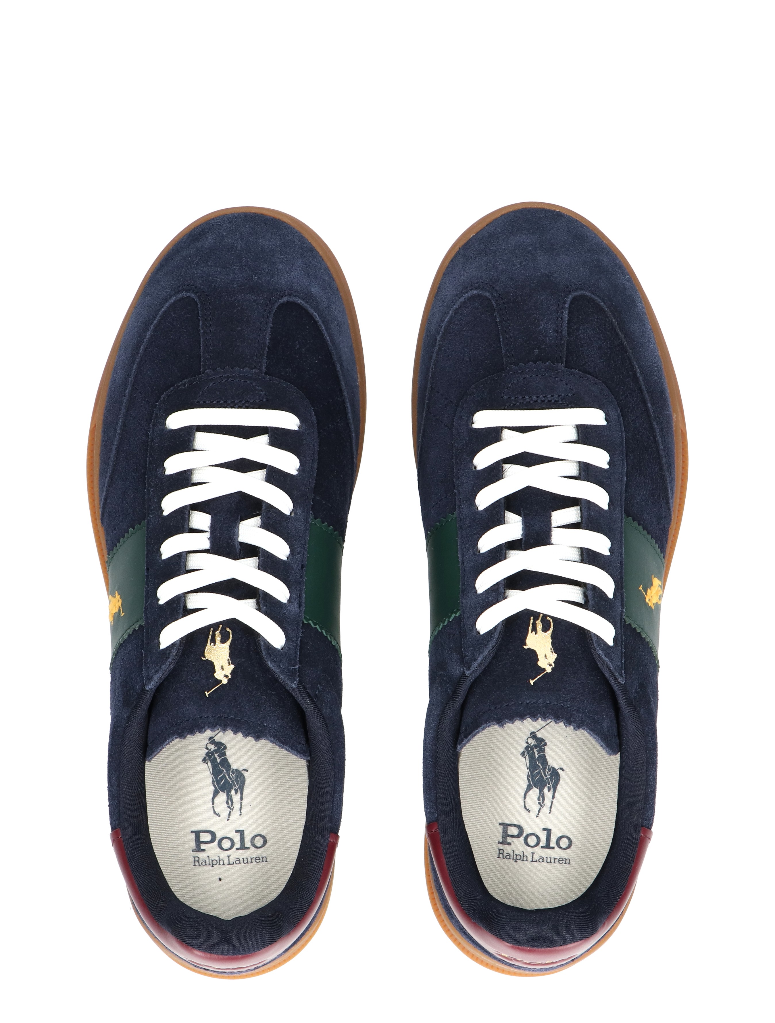 Polo Ralph Lauren - Heritage Aera Suede Sneaker 002 Navy Wine Forest - Heren - Lage Sneakers - Sneakers - 48414_36_7