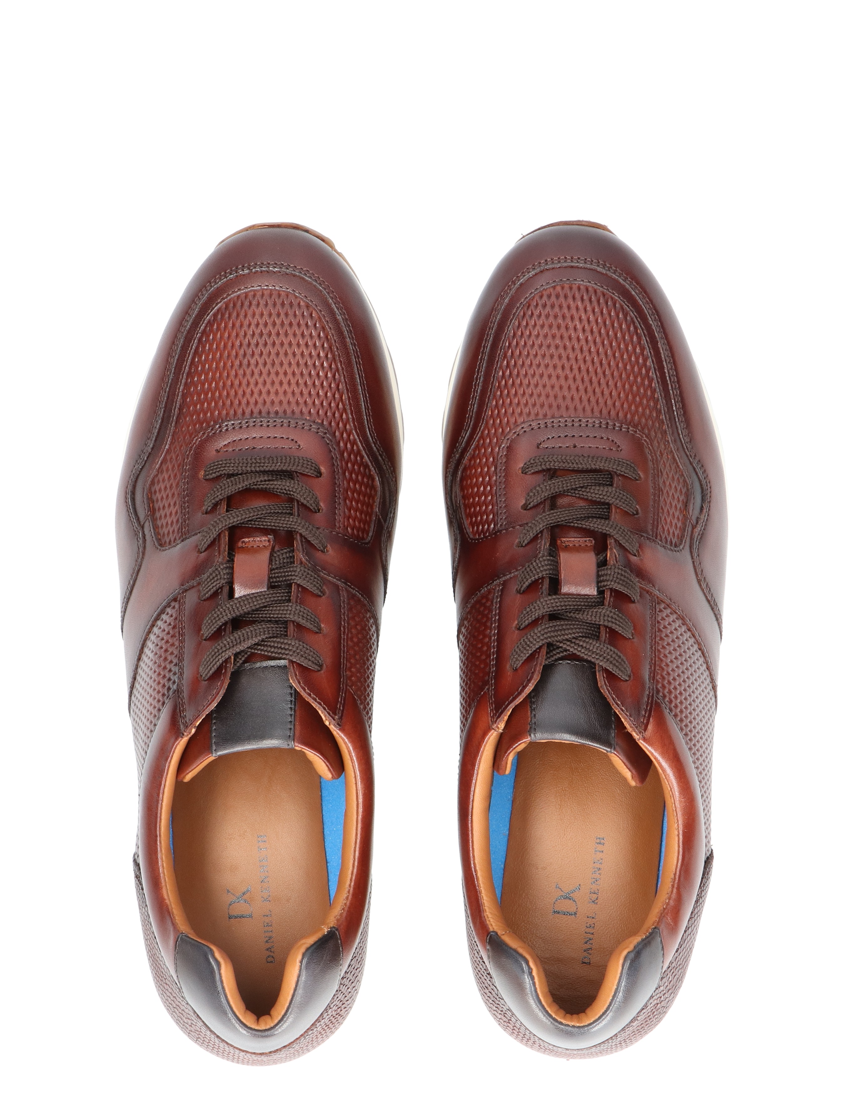 Daniel Kenneth - Ubora Scotch Brown Blue - Heren - Veterschoenen - Casual Veterschoenen - 46344_22_7