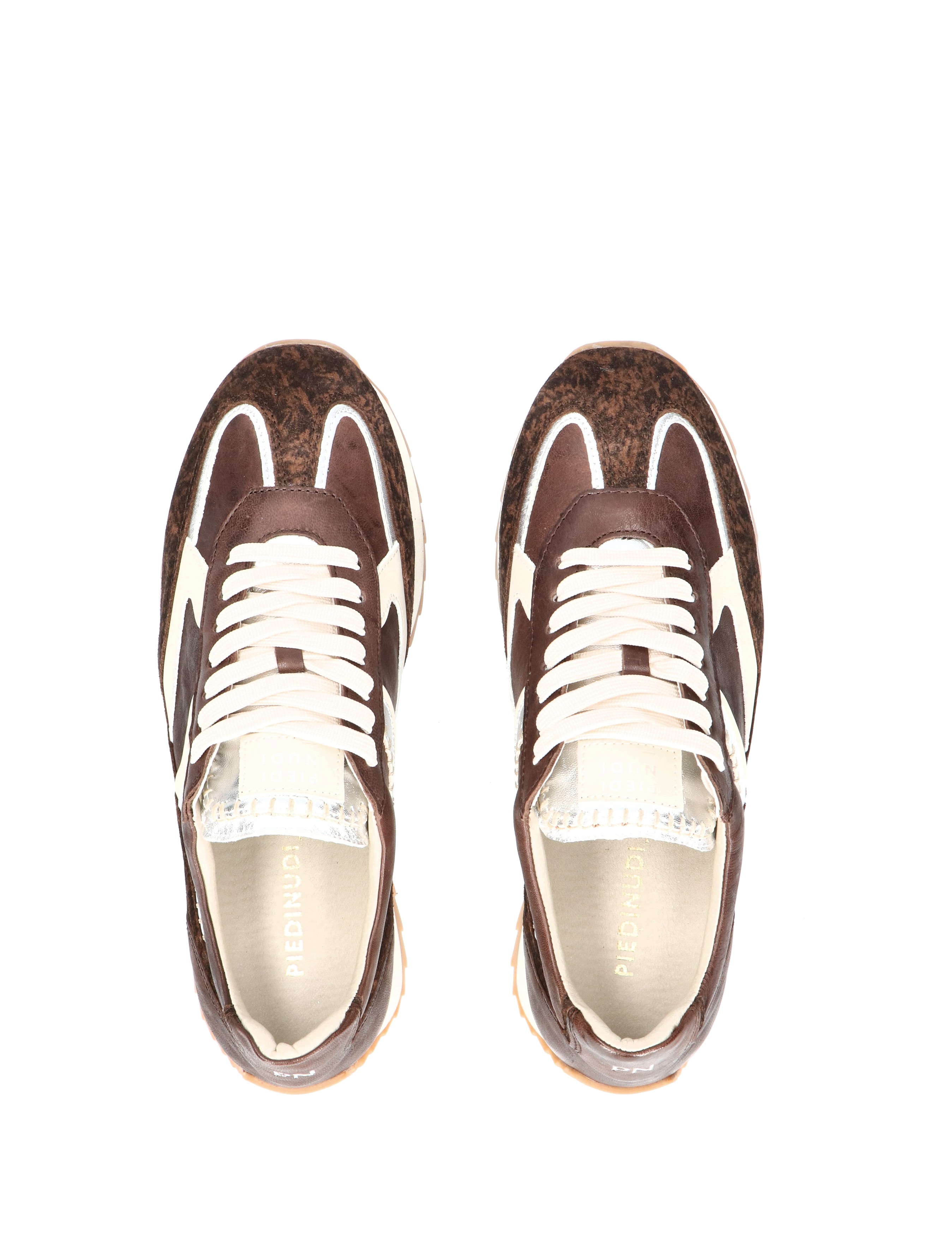 Piedi Nudi - Harlem Brown H-wijdte - Dames - Veterschoenen - Casual Veterschoenen - 49134_27_7