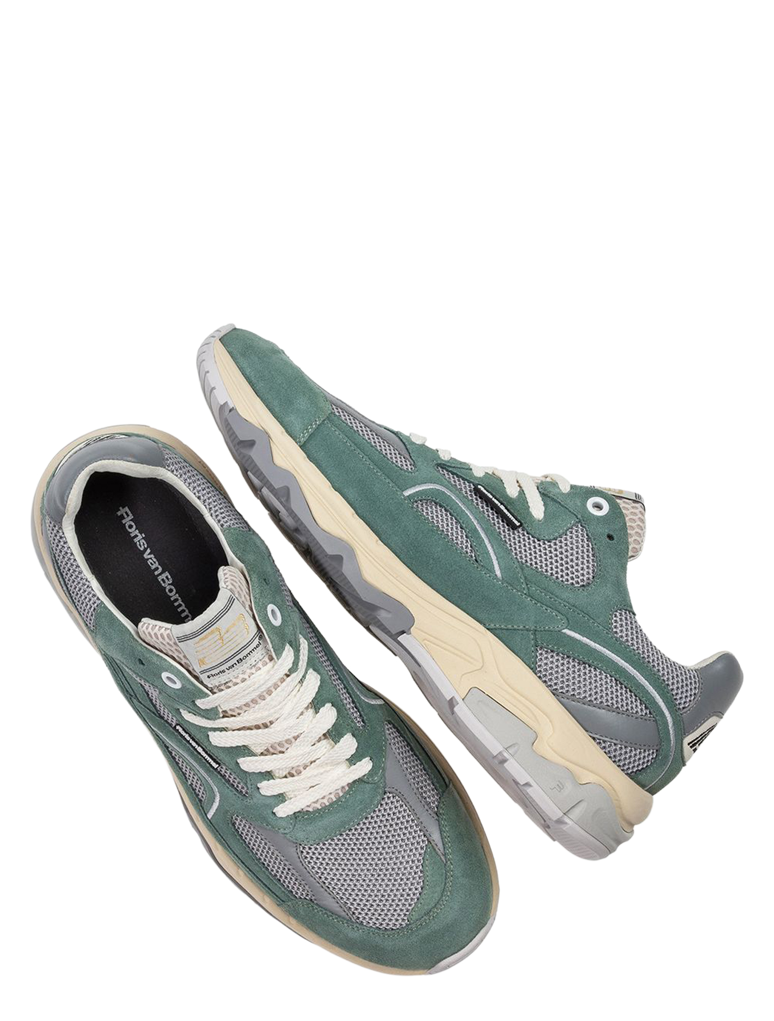 Floris van Bommel - De Rezer 10258 01.20 Green G+Wijdte - Heren - Lage Sneakers - Sneakers - 51445_66_3